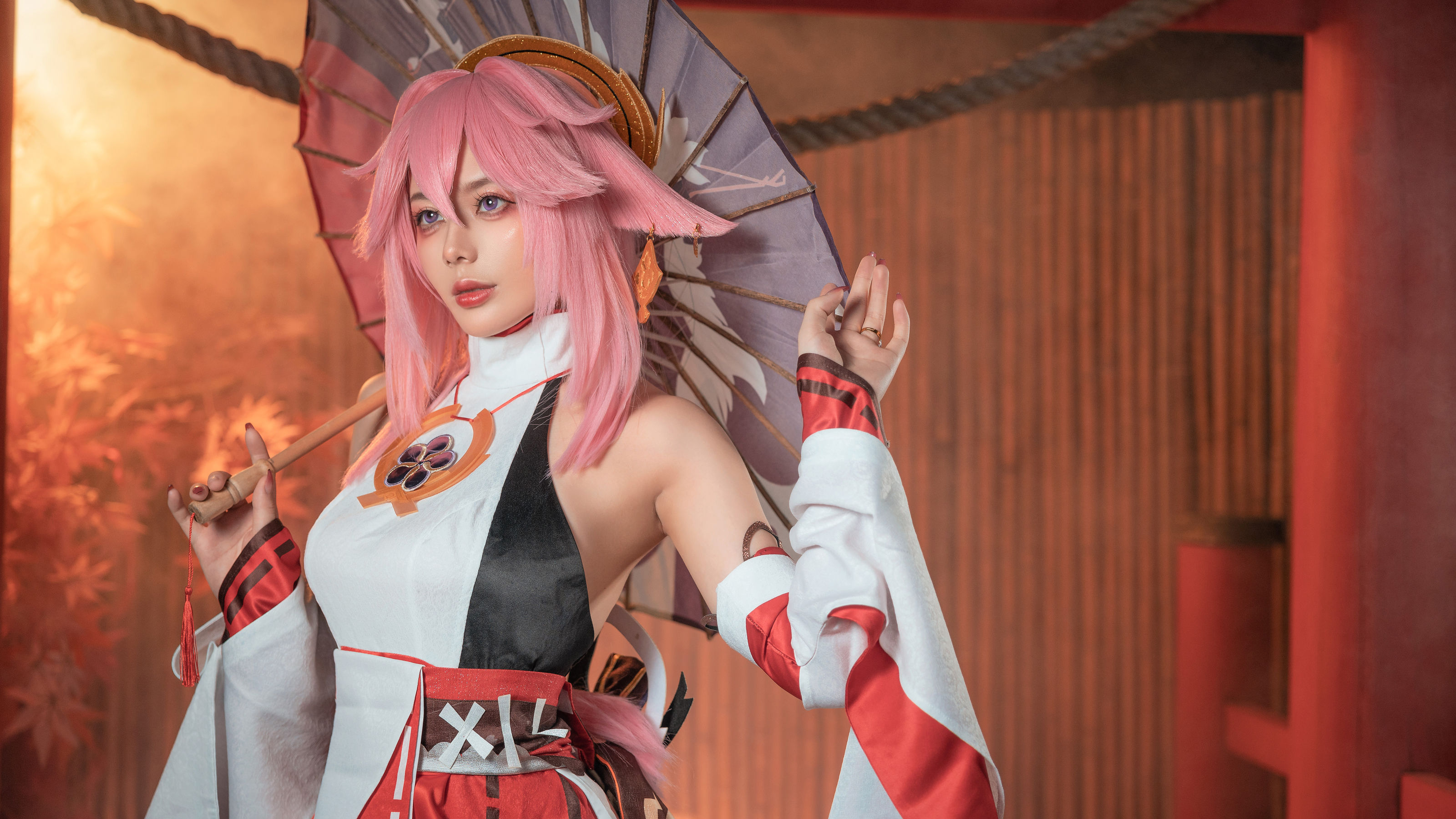 推特阿九 – 八重神子 Cosplay-第51张