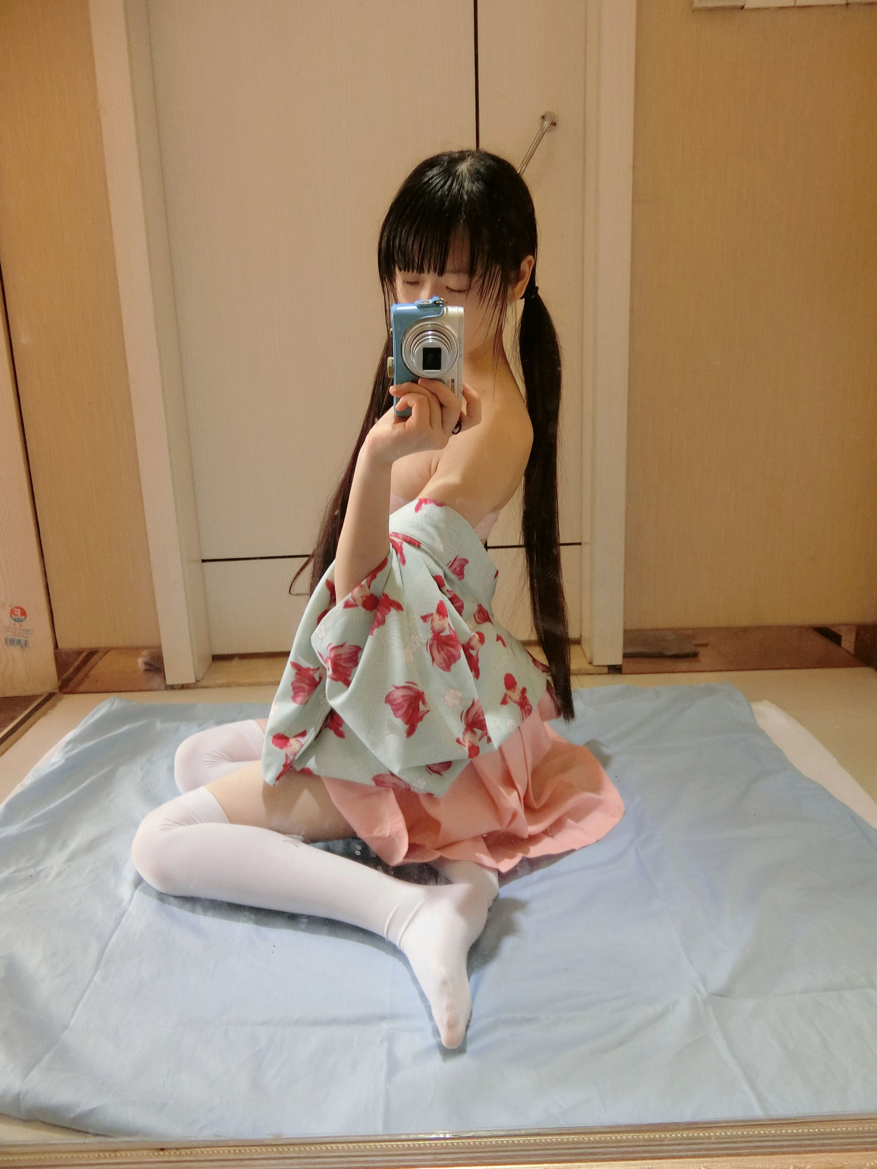 微博萌妹子西尔酱 – 金鱼和服 Cosplay-第17张