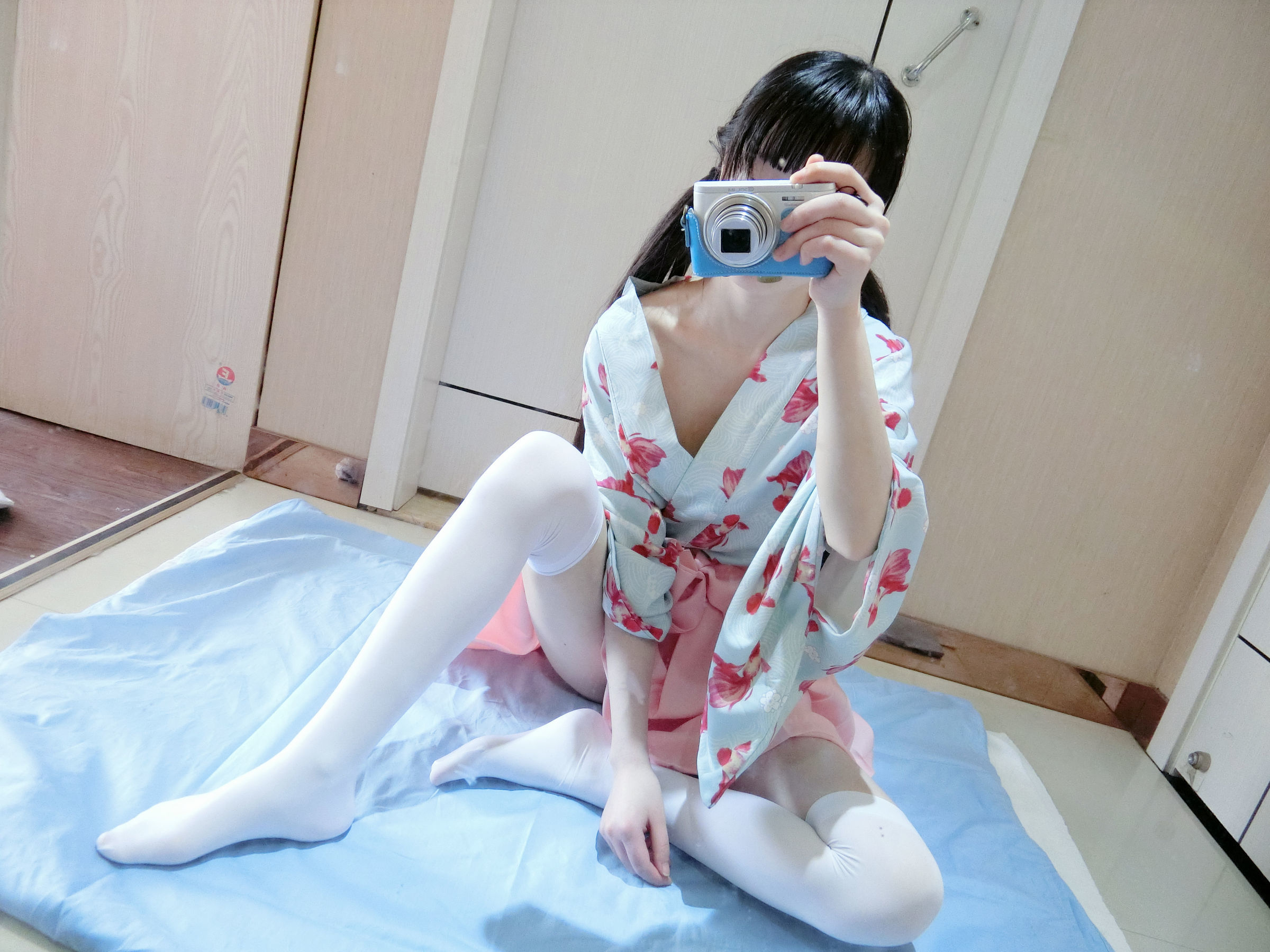 微博萌妹子西尔酱 – 金鱼和服 Cosplay-第13张
