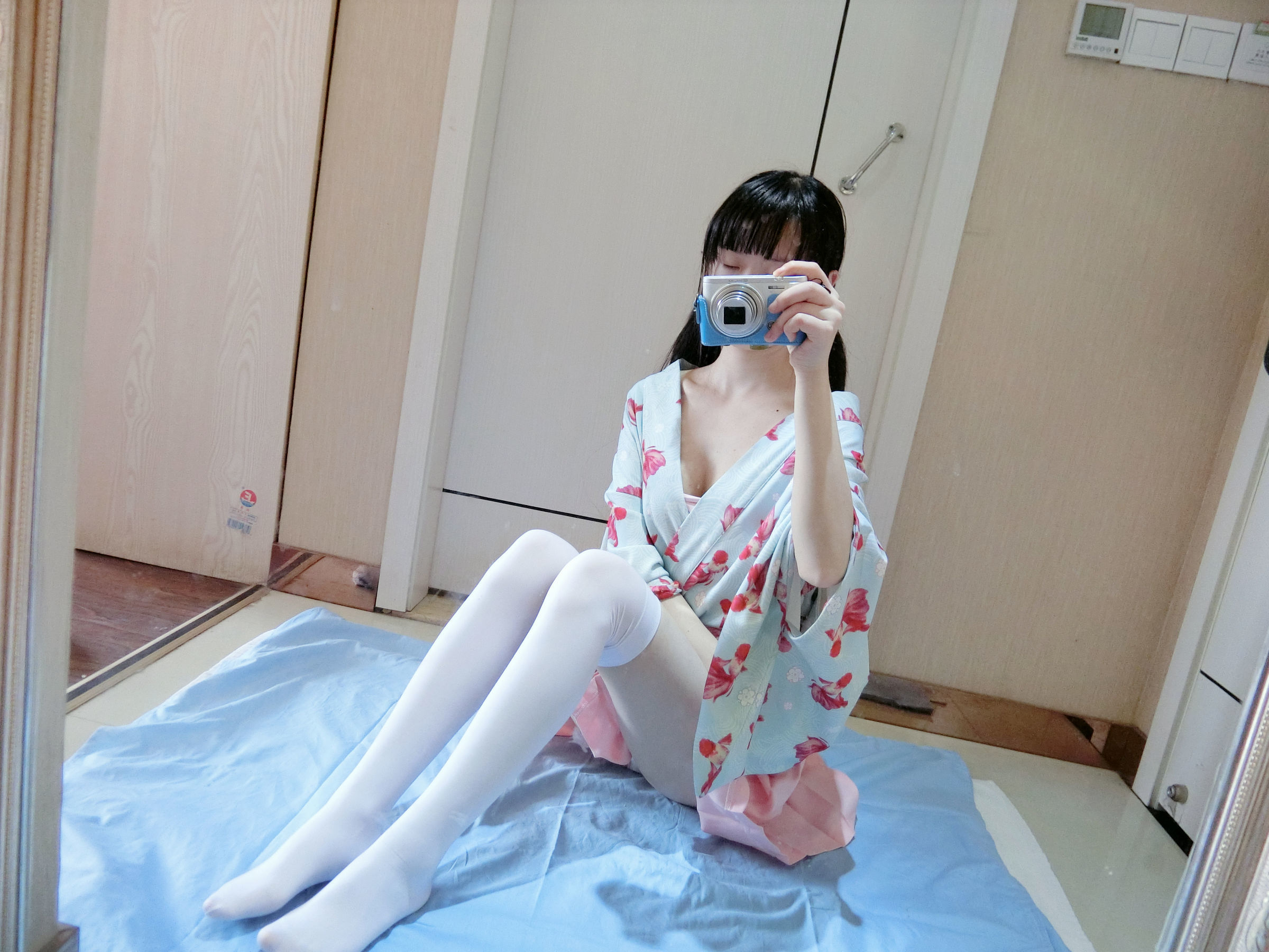 微博萌妹子西尔酱 – 金鱼和服 Cosplay-第16张