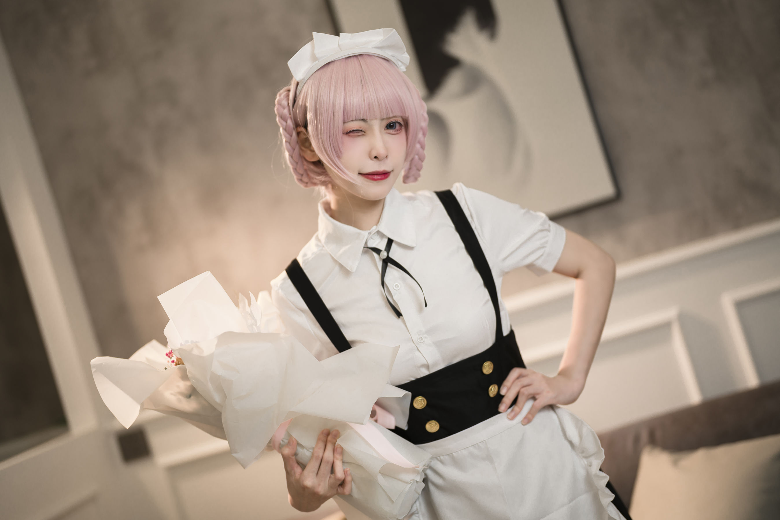 樱岛嗷 – 七草荠原皮+女仆 Cosplay-第34张