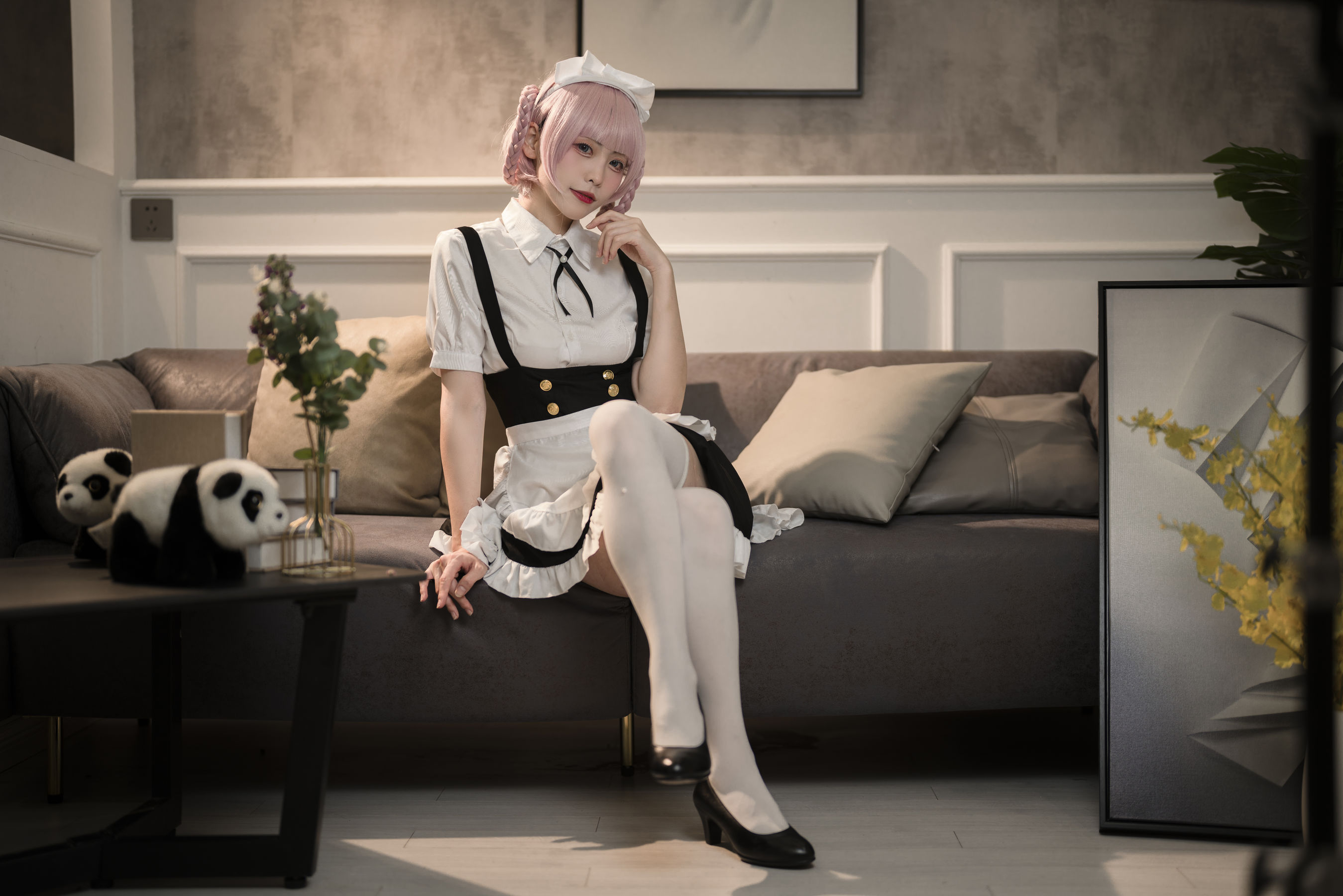 樱岛嗷 – 七草荠原皮+女仆 Cosplay-第2张