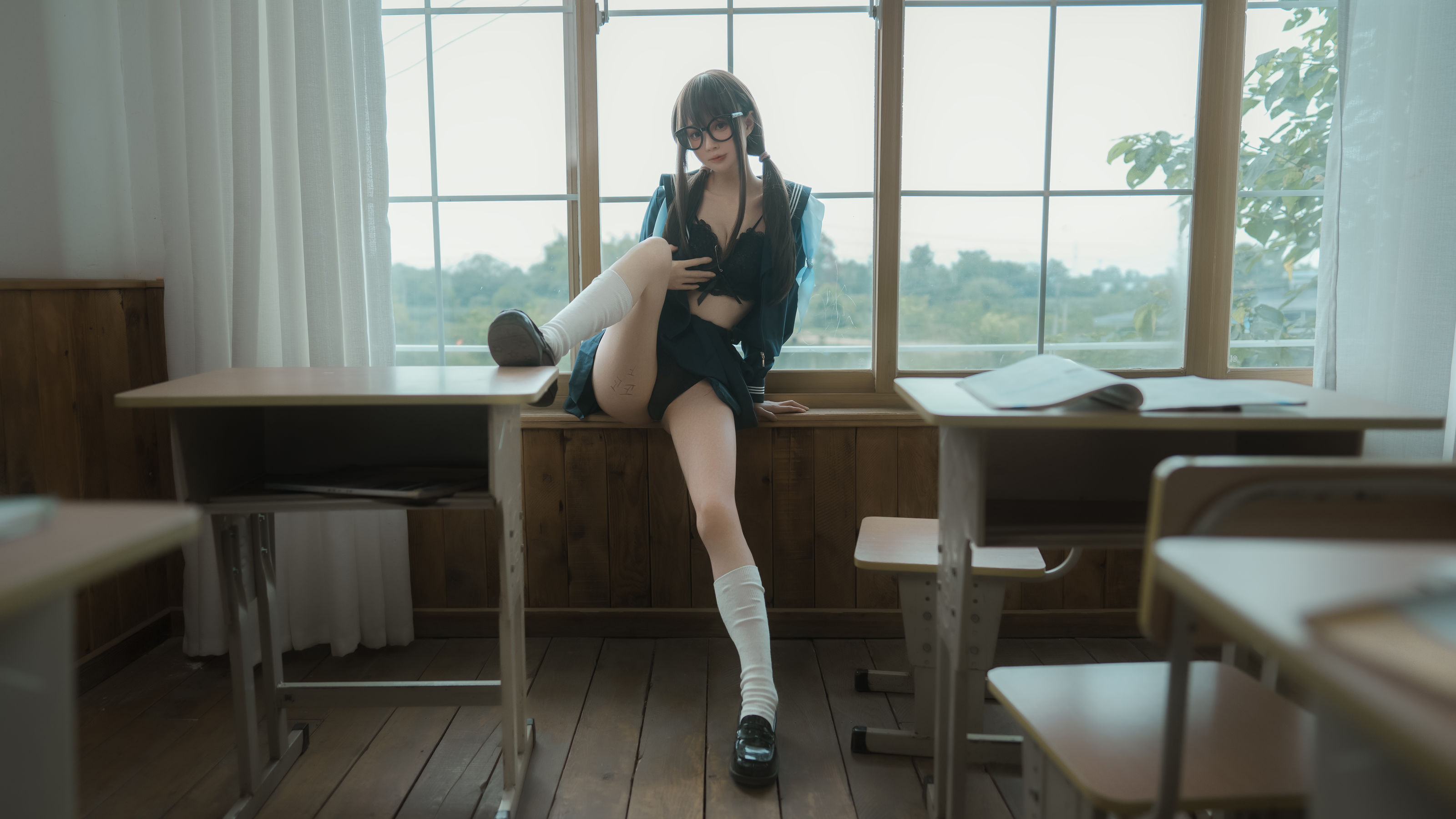 西园寺南歌 – 与班长的游戏 Cosplay-第3张