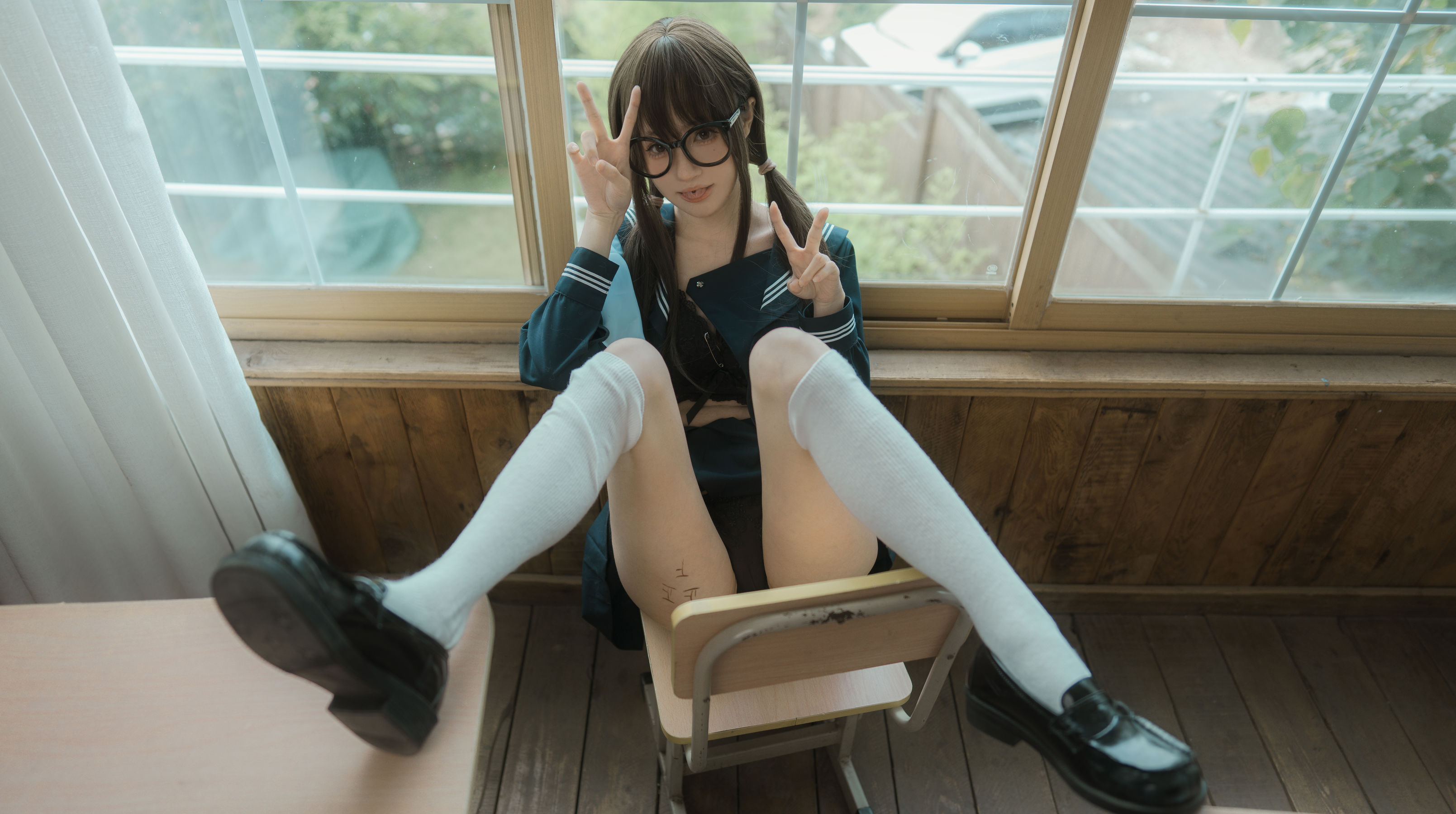 西园寺南歌 – 与班长的游戏 Cosplay-第7张