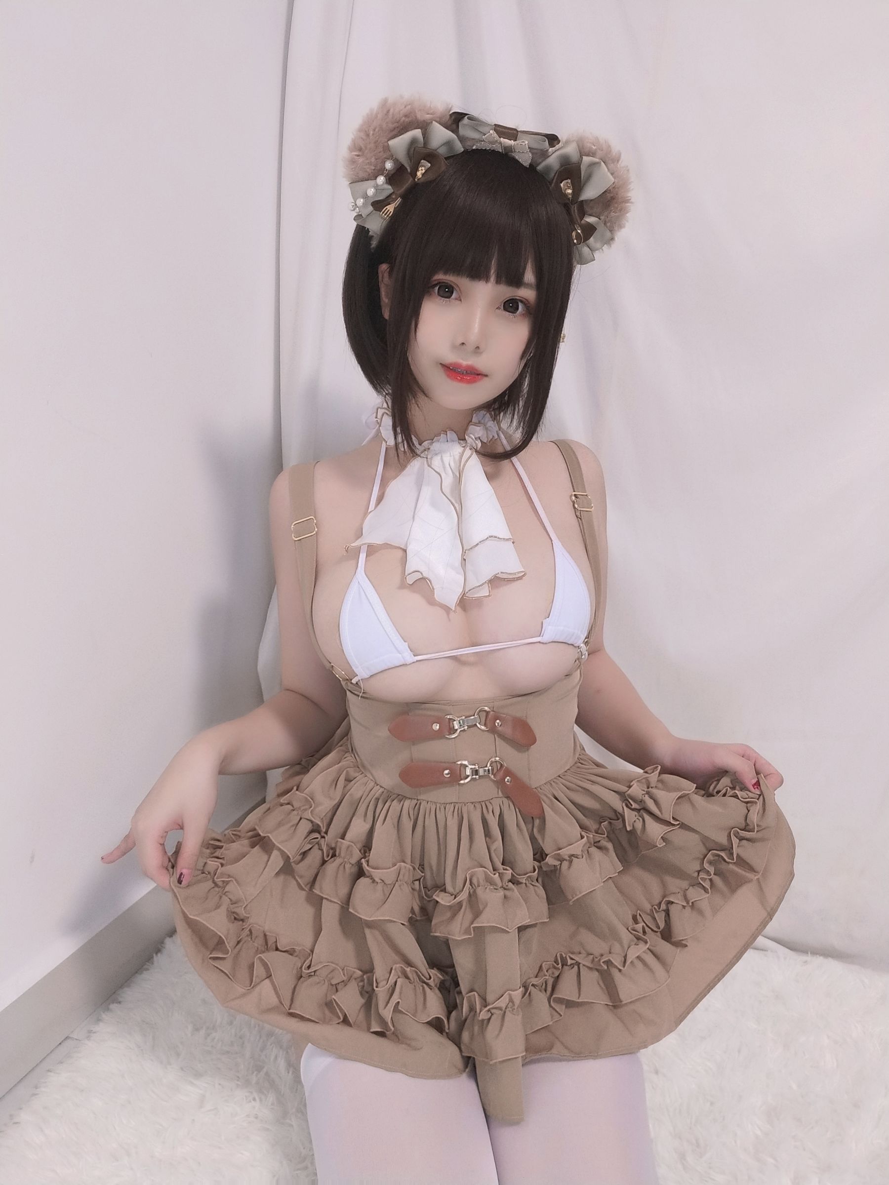 萌系小姐姐蜜汁猫裘 – 小熊 Cosplay-第5张
