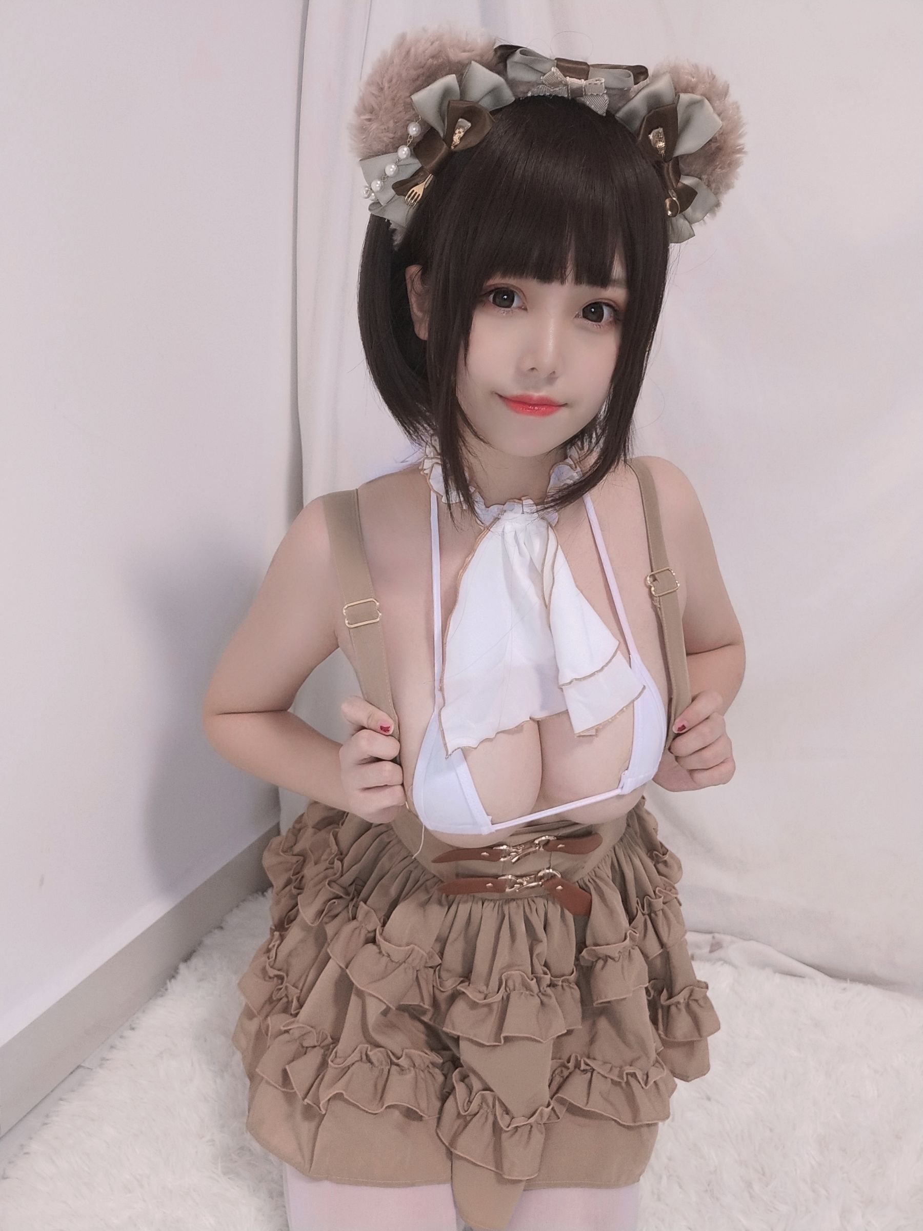 萌系小姐姐蜜汁猫裘 – 小熊 Cosplay-第6张