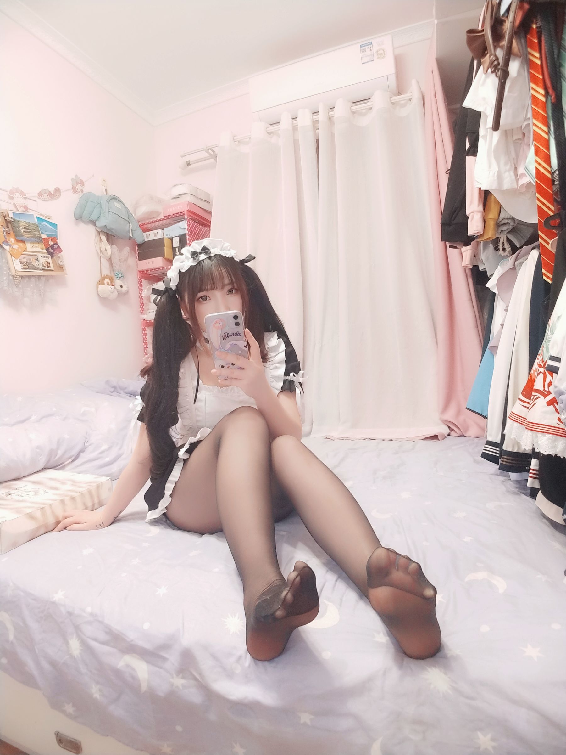 二次元美女古川kagura – 黑丝女仆 Cosplay-第35张