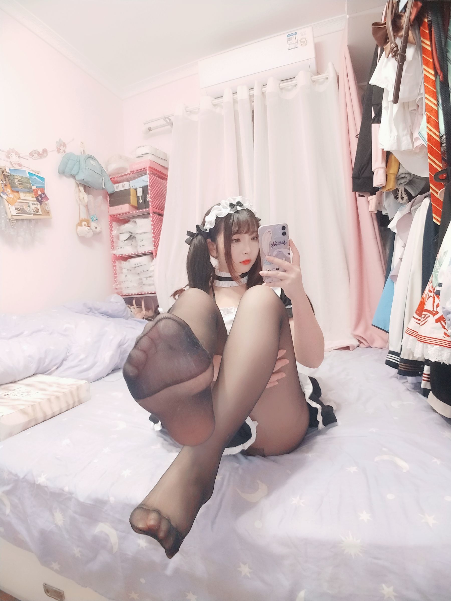 二次元美女古川kagura – 黑丝女仆 Cosplay-第32张