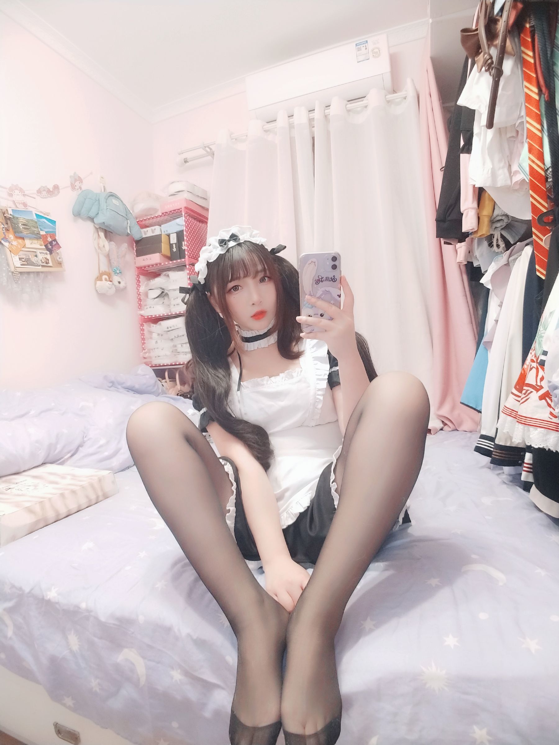 二次元美女古川kagura – 黑丝女仆 Cosplay-第31张