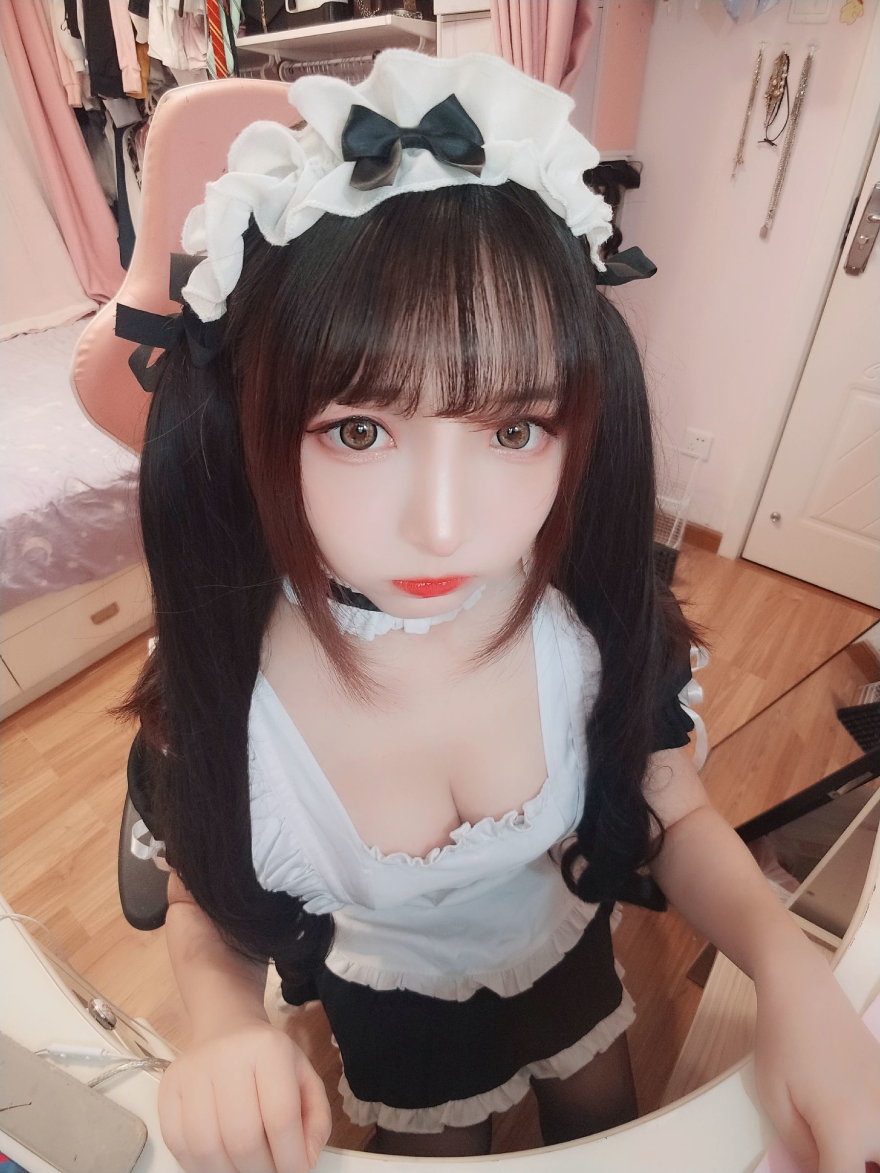 二次元美女古川kagura – 黑丝女仆 Cosplay-第12张