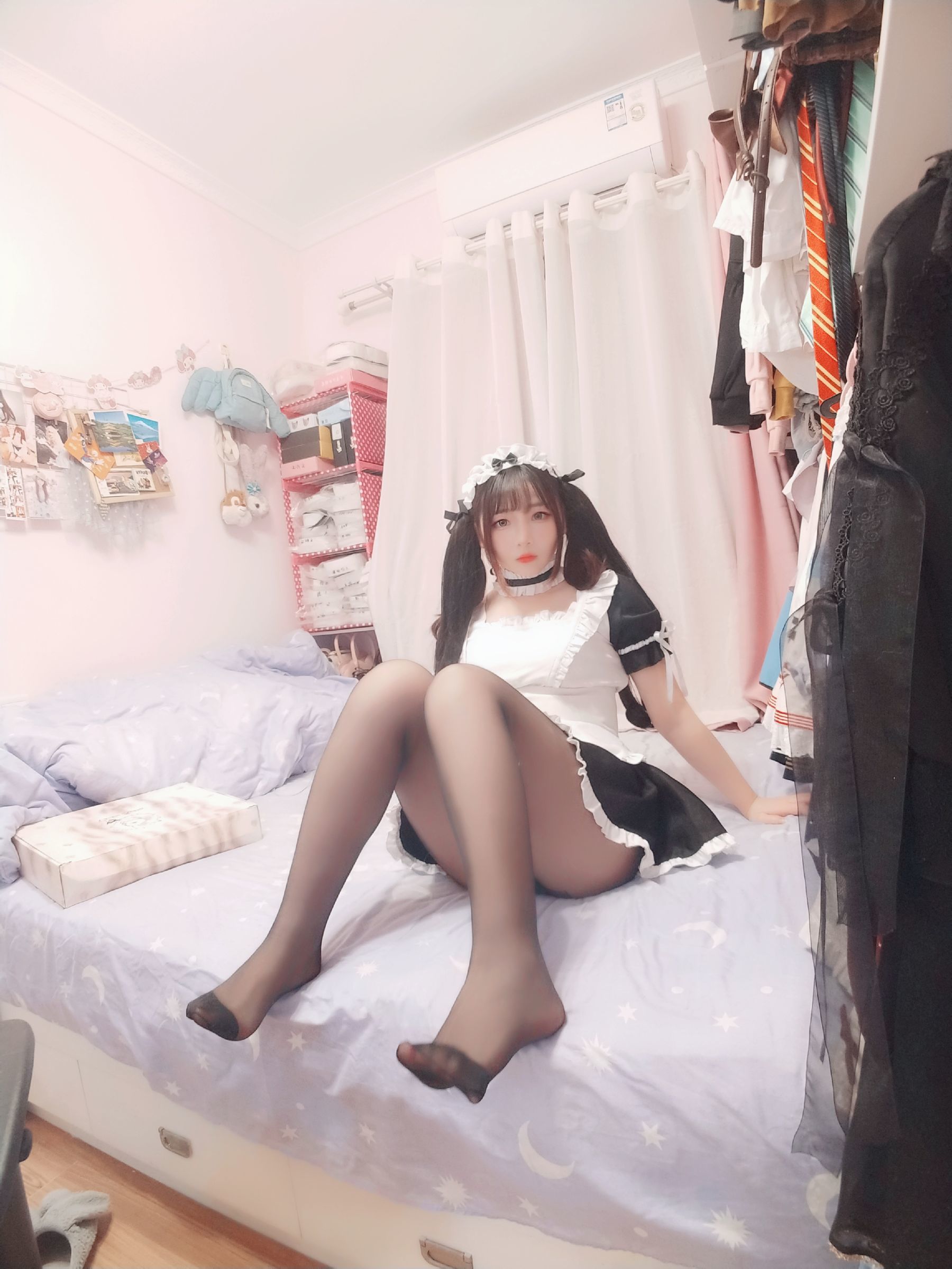 二次元美女古川kagura – 黑丝女仆 Cosplay-第48张