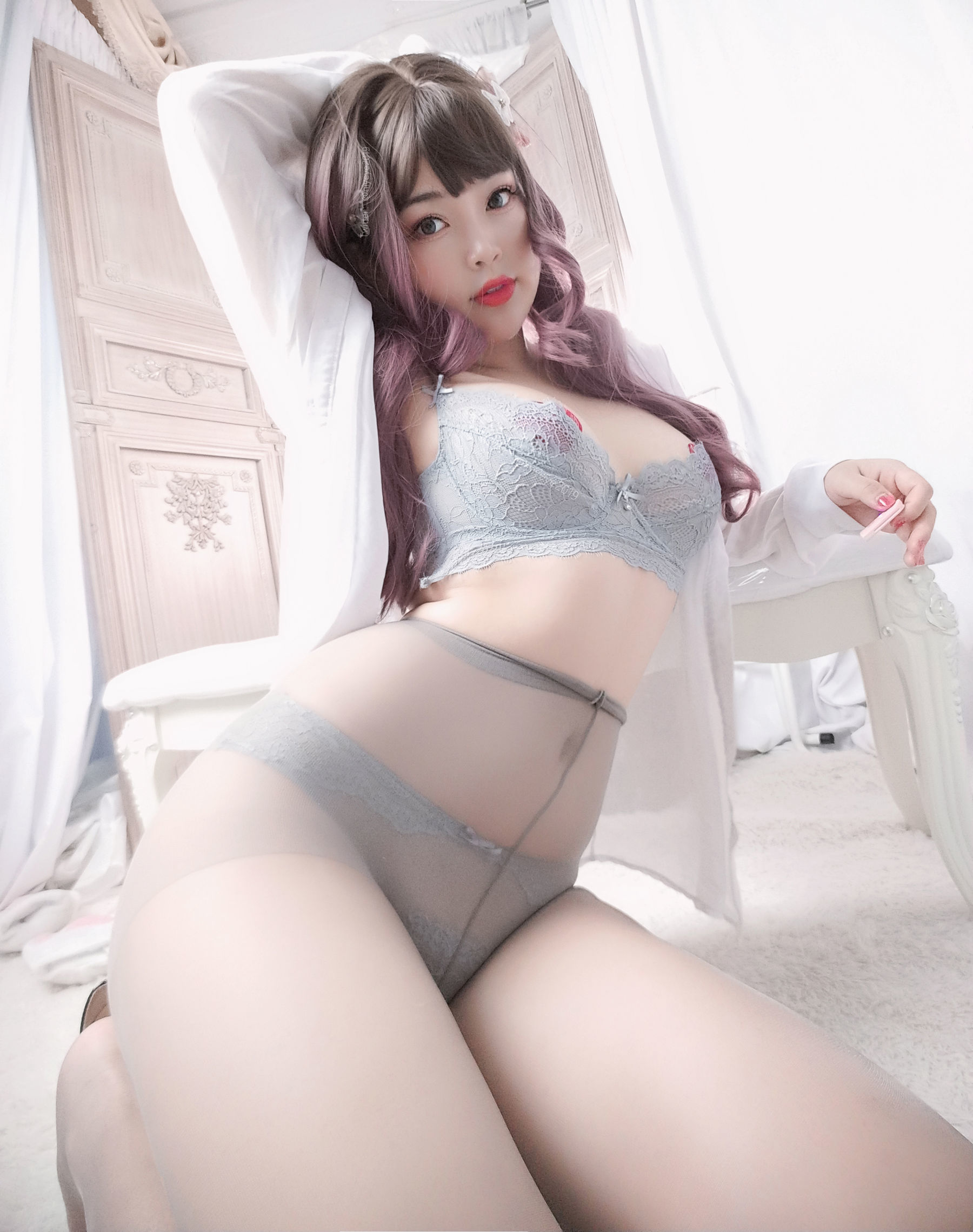 萌系小姐姐-白烨- – 秘书的私人时间 Cosplay-第20张