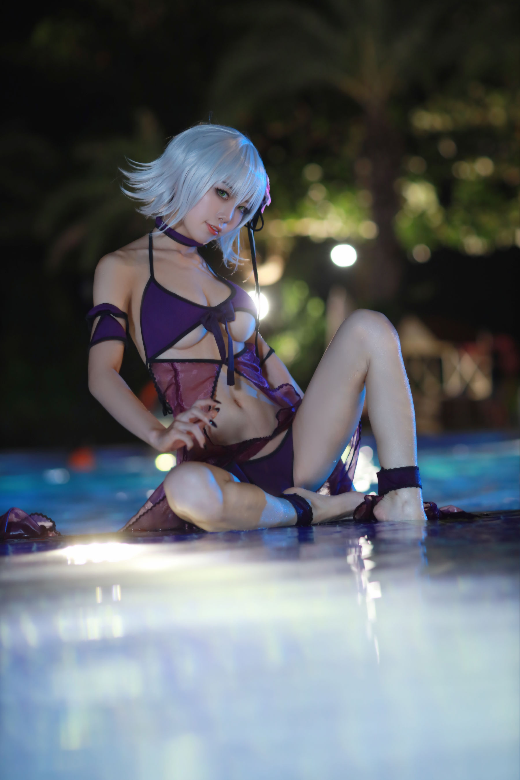 动漫博主水淼aqua – 贞德泳装 Cosplay-第6张