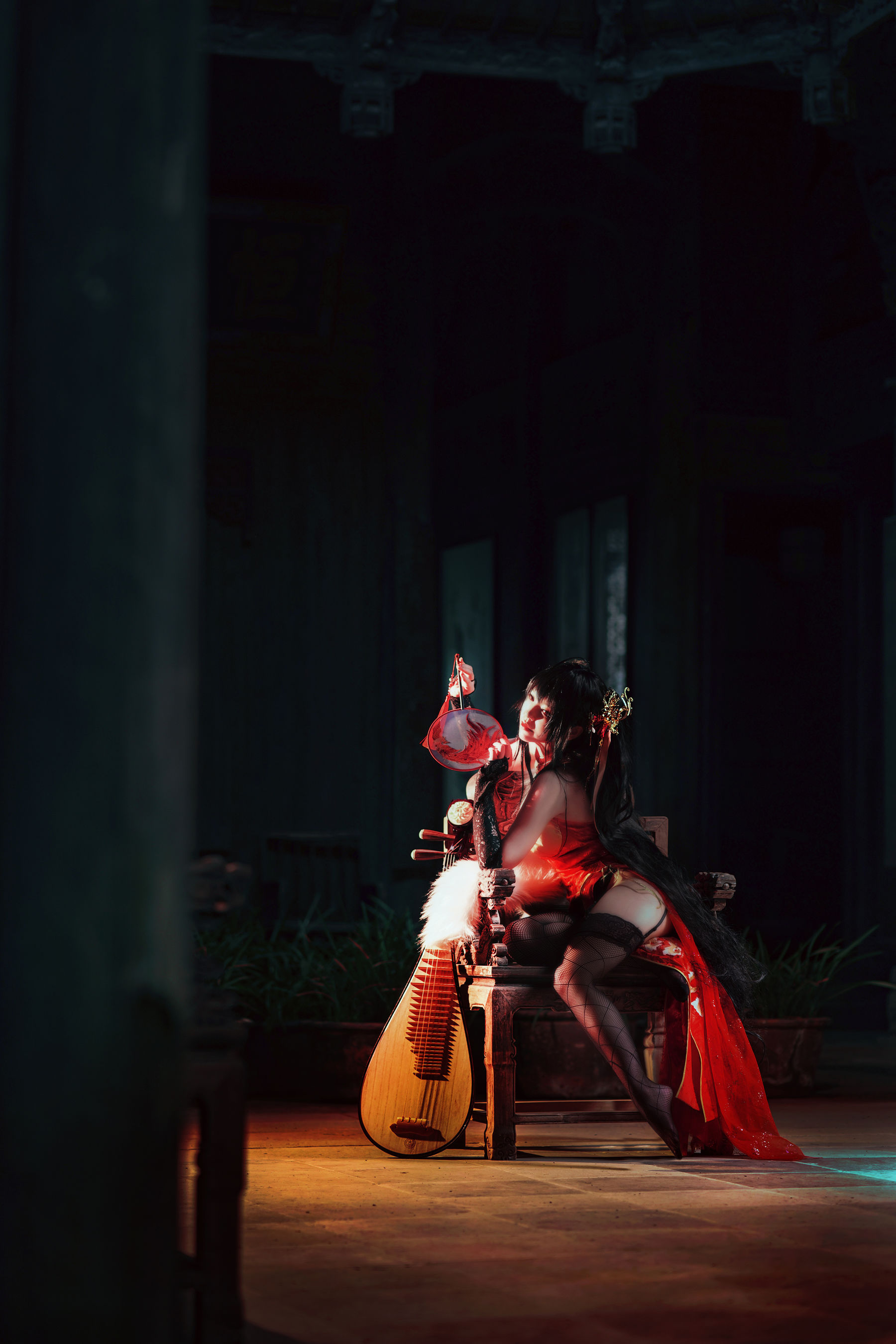 半半子 – 大凤旗袍 Cosplay-第17张
