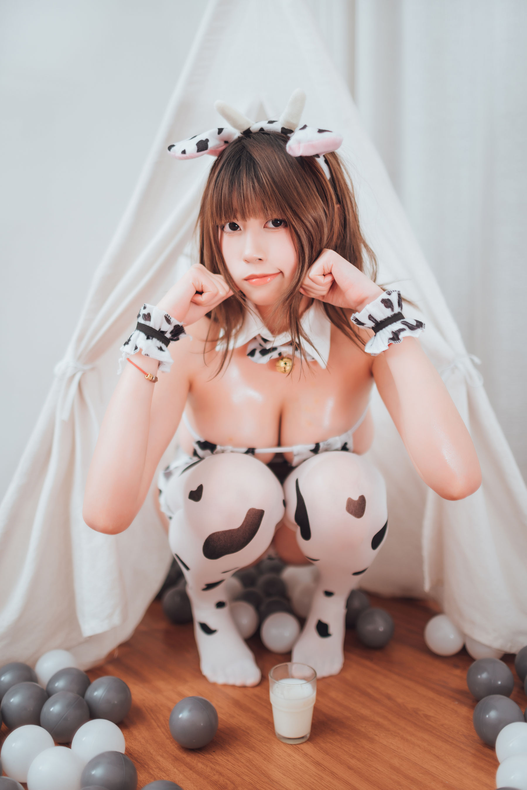 萌妹奈汐酱nice – 牛年大吉 奶牛 Cosplay-第6张