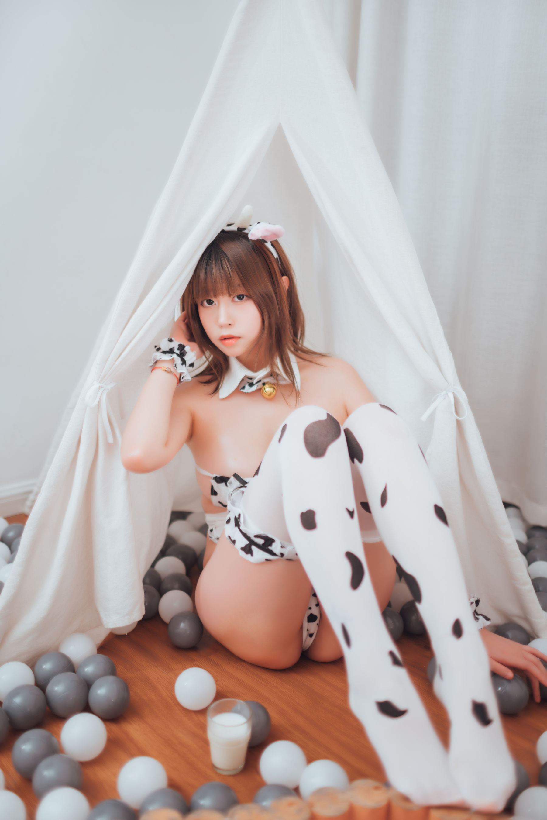萌妹奈汐酱nice – 牛年大吉 奶牛 Cosplay-第40张