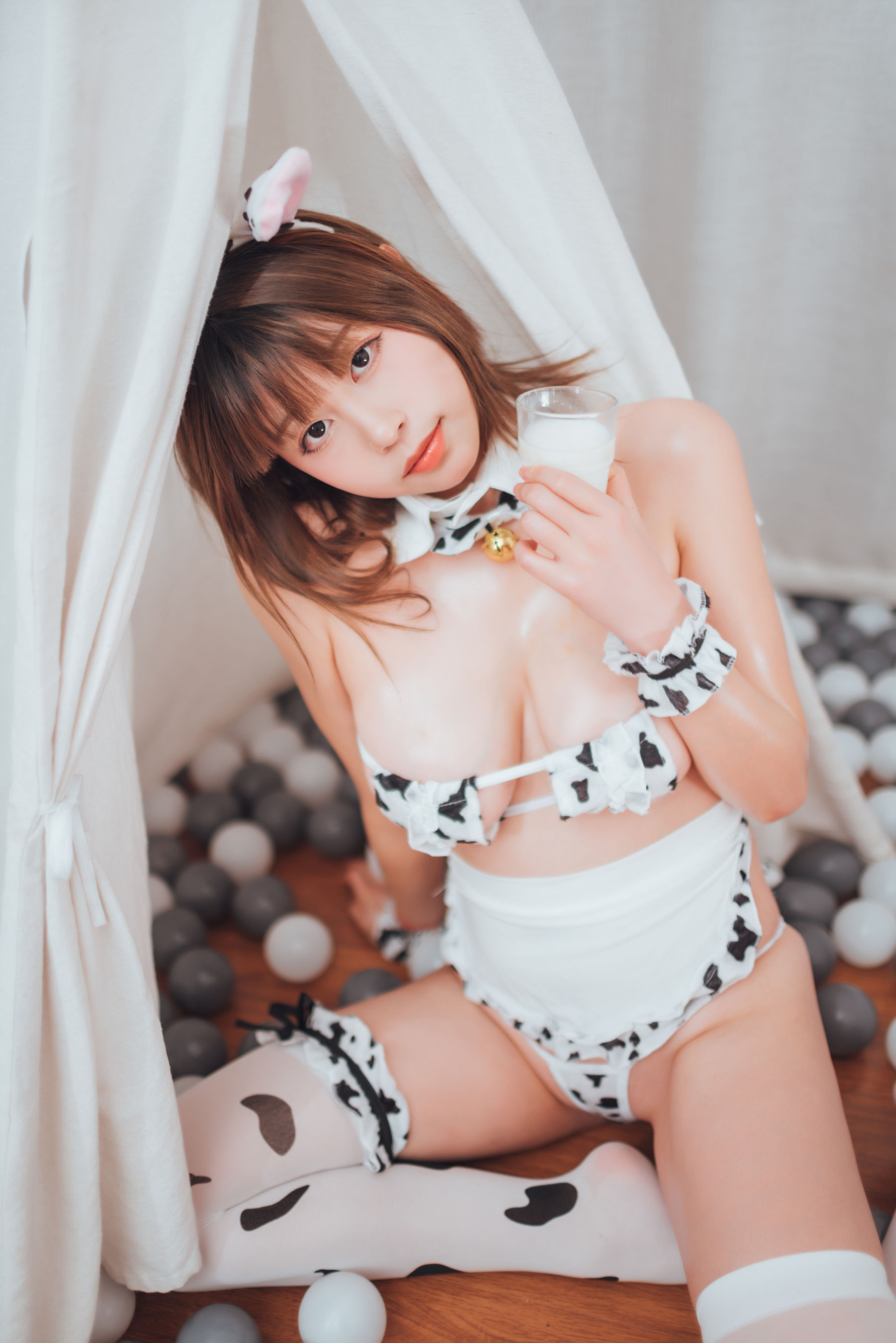 萌妹奈汐酱nice – 牛年大吉 奶牛 Cosplay-第39张
