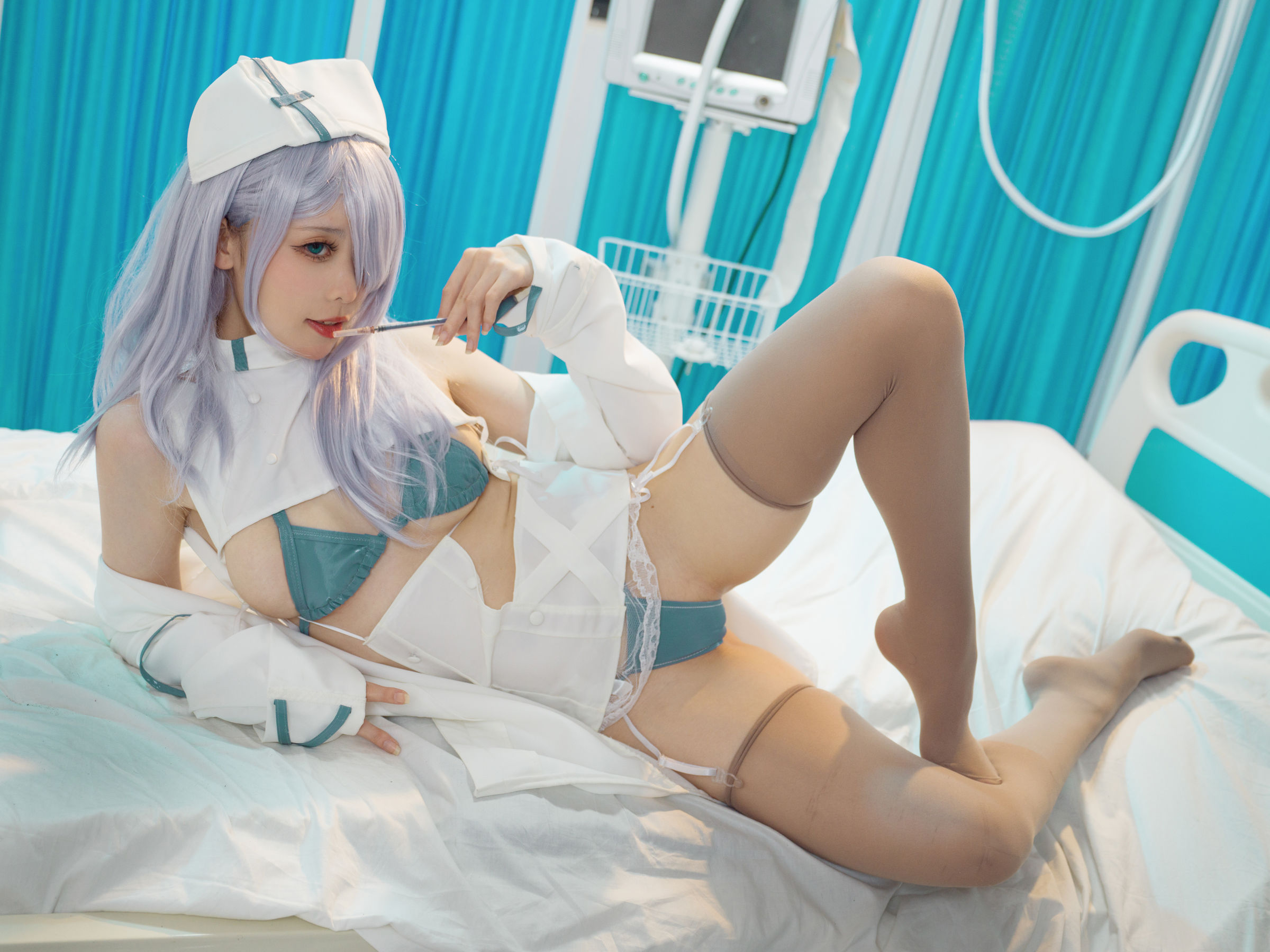 樱岛嗷一 – 魔太郎蓝白医生 Cosplay-第16张