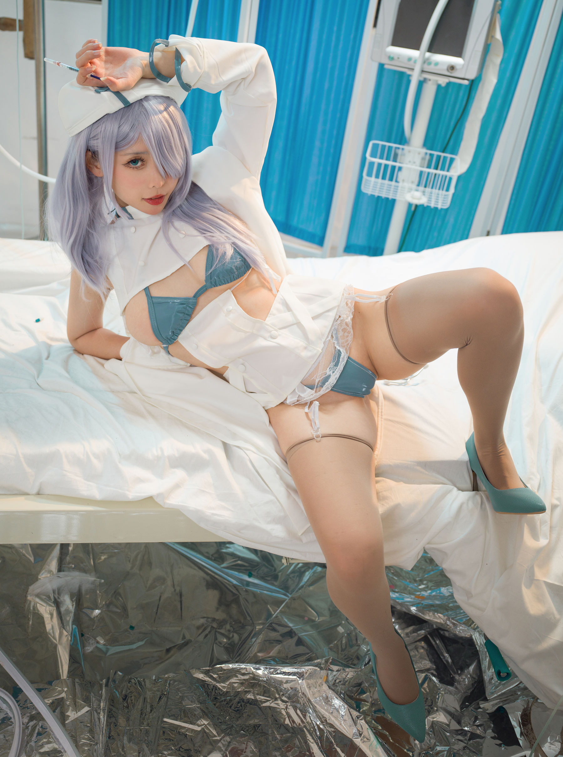 樱岛嗷一 – 魔太郎蓝白医生 Cosplay-第6张