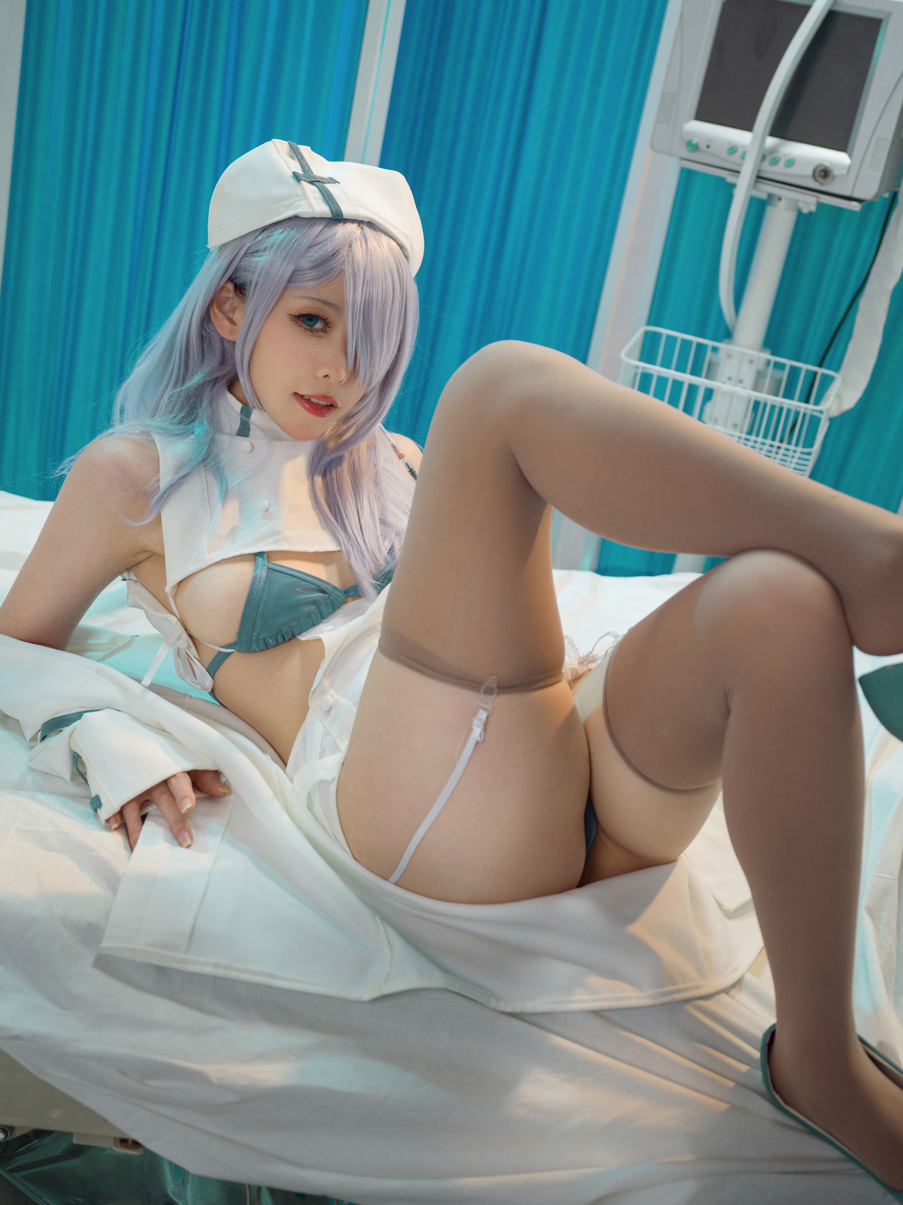 樱岛嗷一 – 魔太郎蓝白医生 Cosplay-第12张