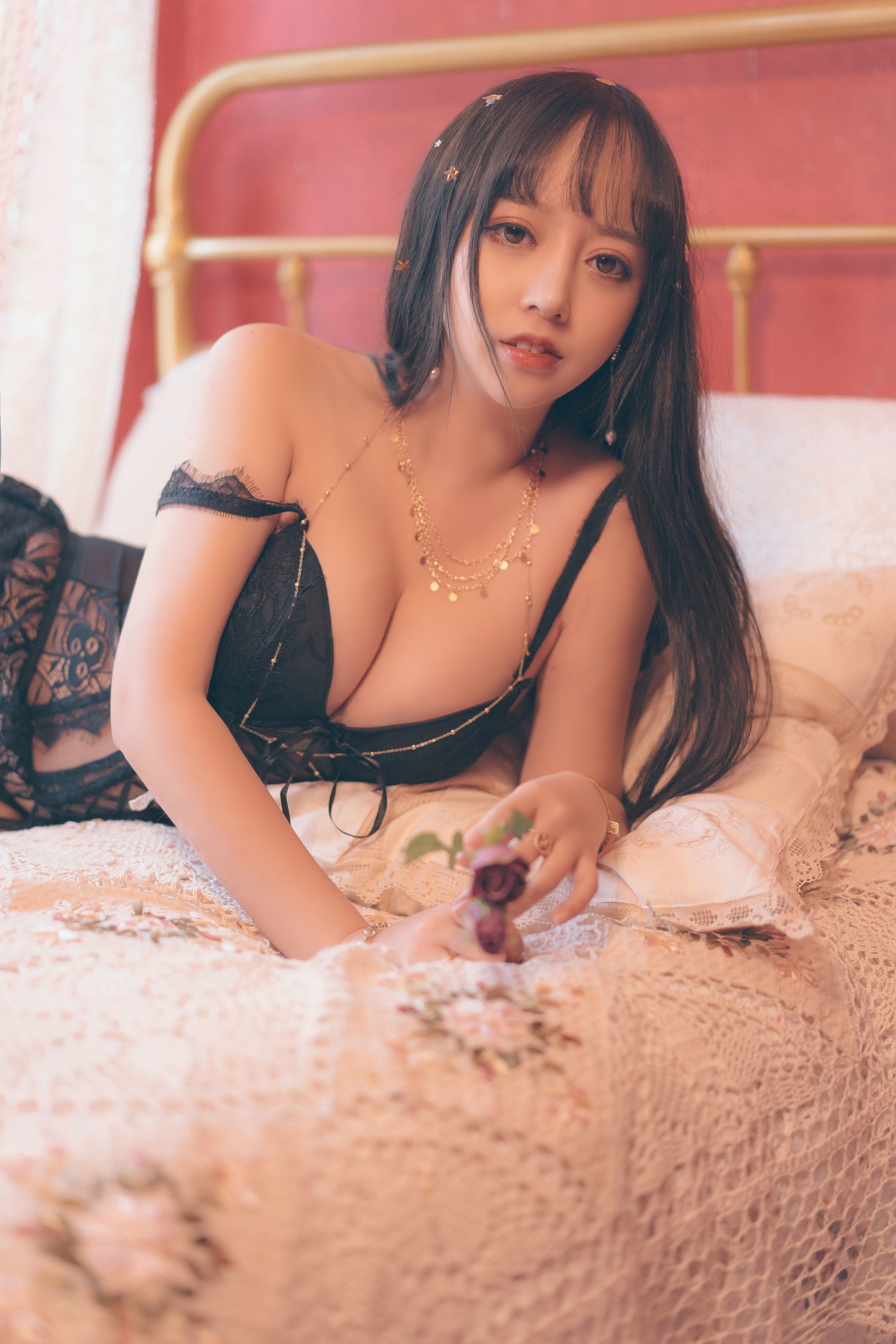斗鱼米线线sama写真 6点半的月亮 Cosplay-第8张
