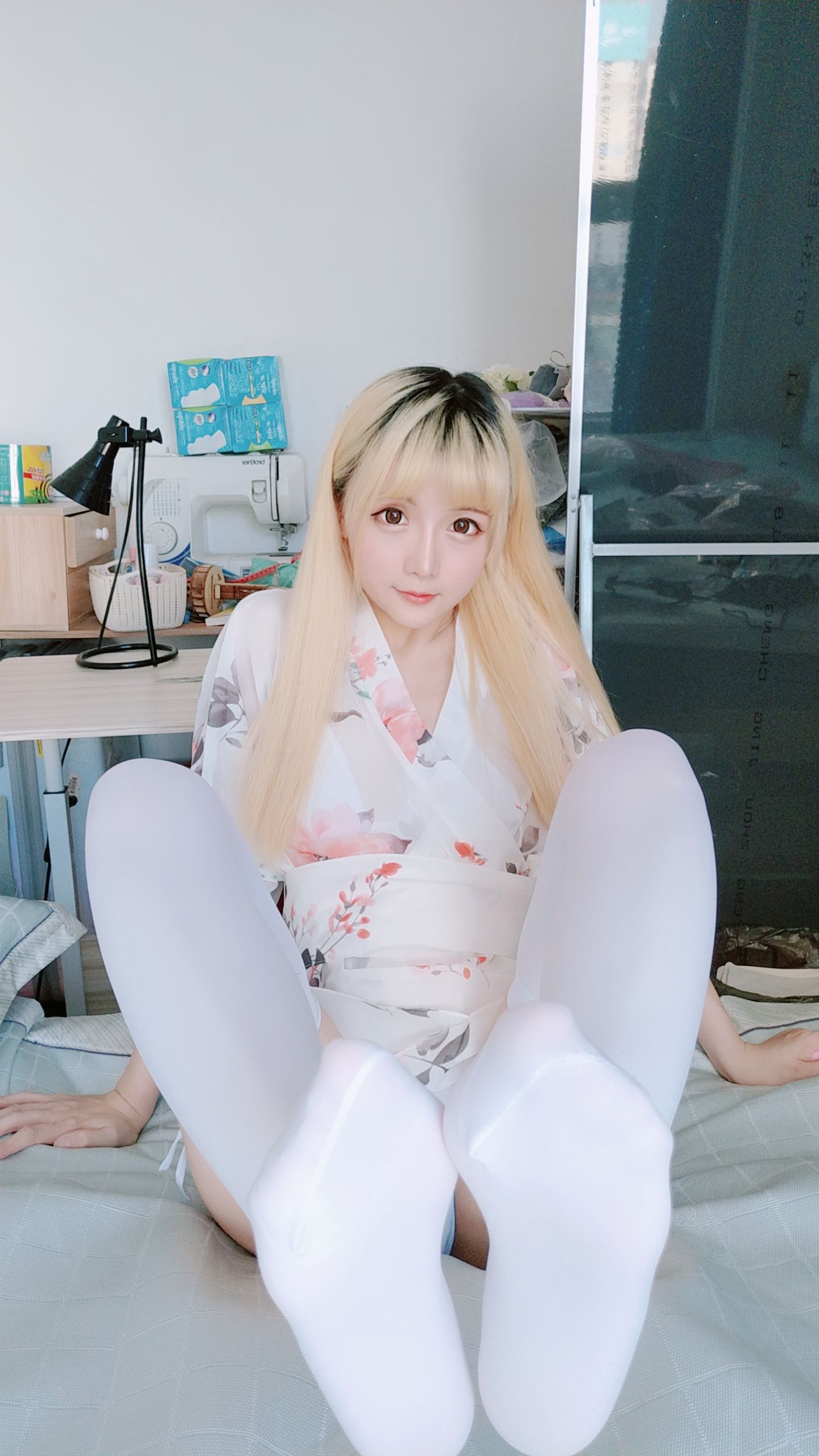 Coser小姐姐星之迟迟 和服 Cosplay-第47张