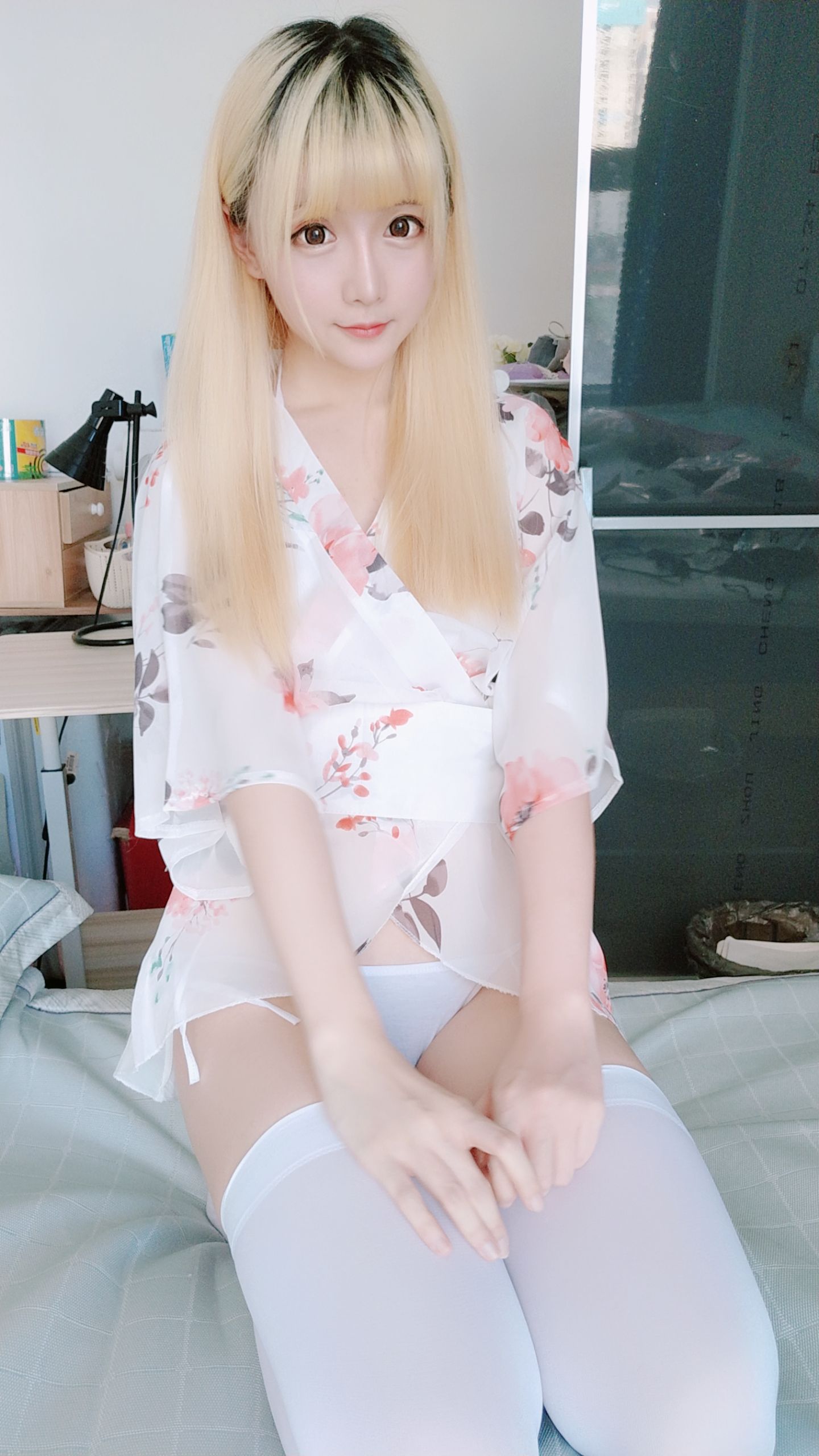 Coser小姐姐星之迟迟 和服 Cosplay-第8张
