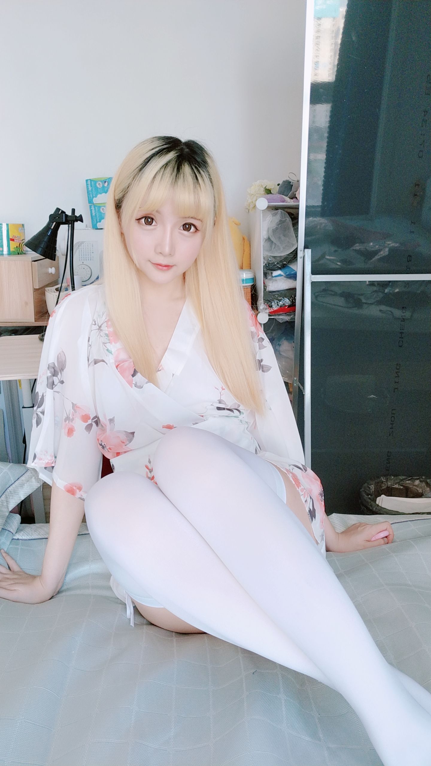 Coser小姐姐星之迟迟 和服 Cosplay-第21张