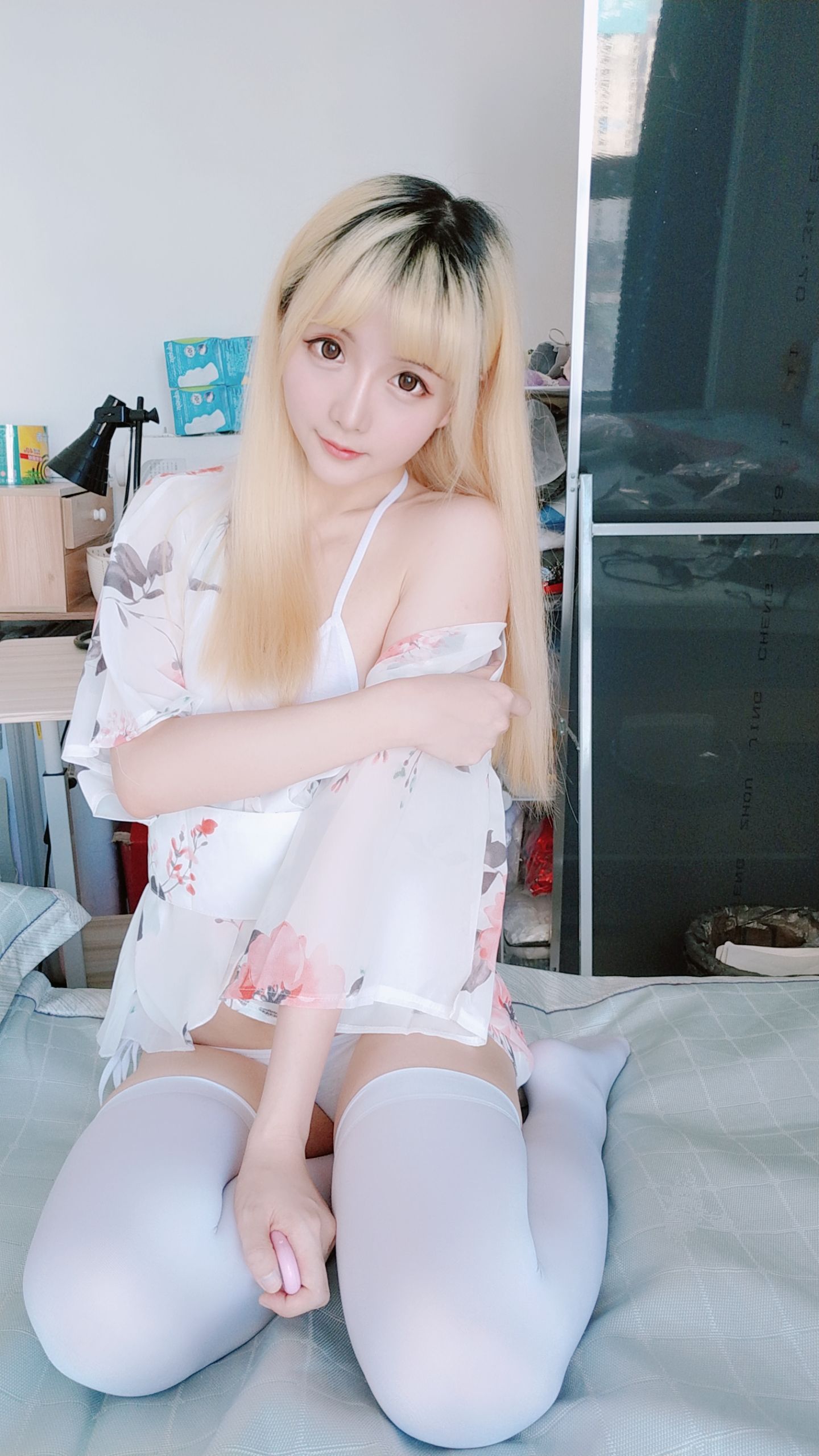 Coser小姐姐星之迟迟 和服 Cosplay-第46张