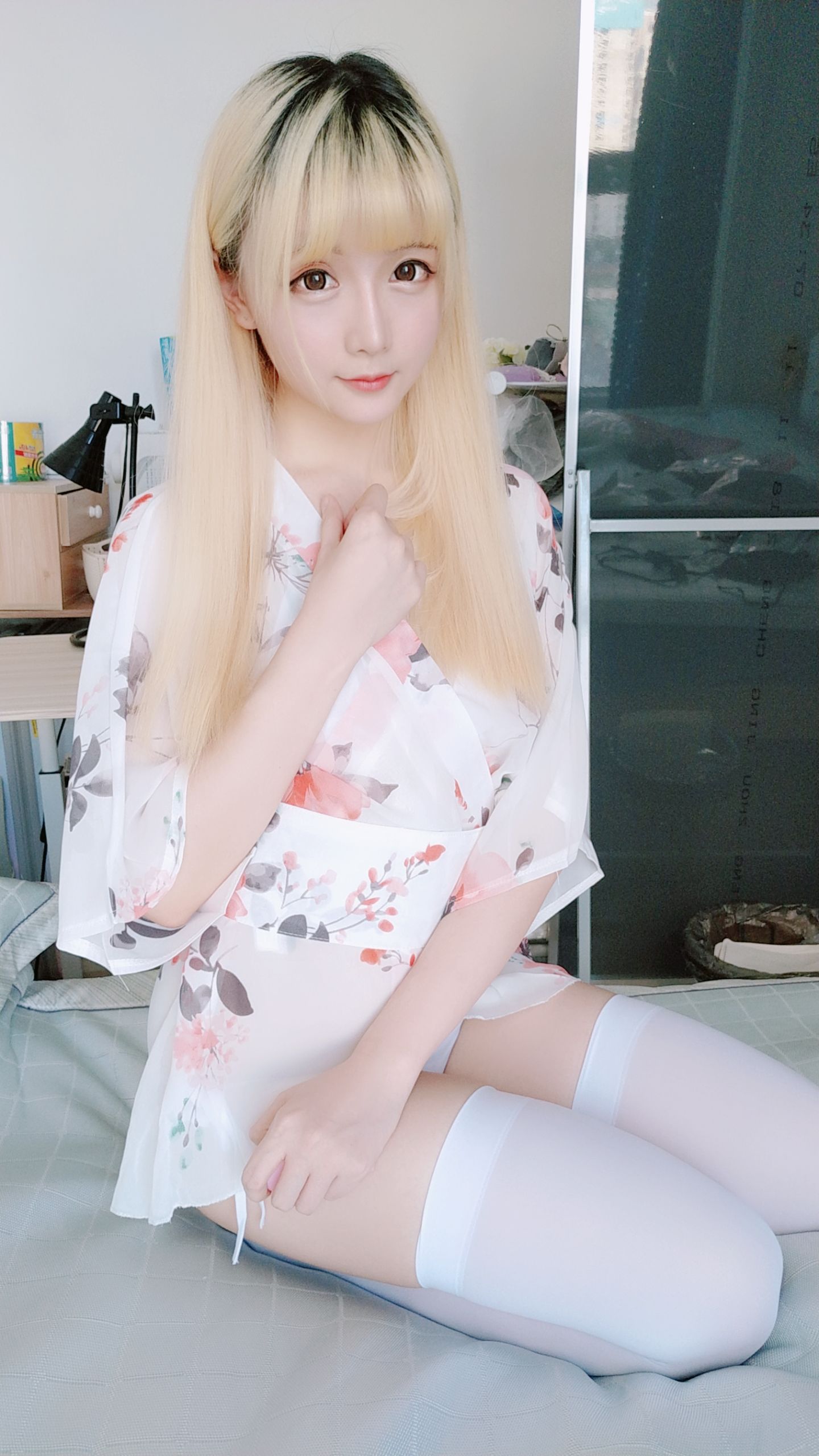 Coser小姐姐星之迟迟 和服 Cosplay-第11张