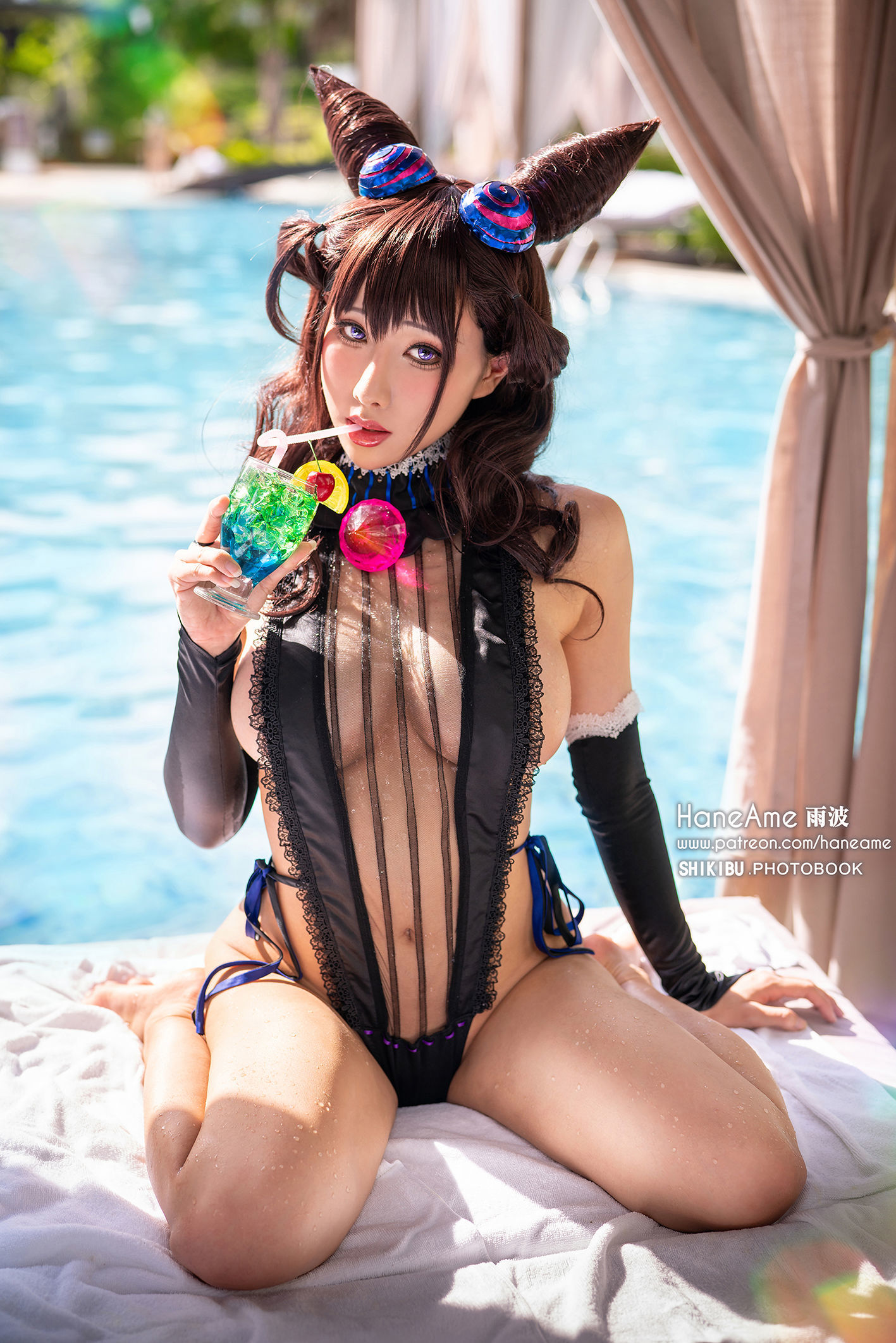 Hane Ame 雨波 – 紫式部 Cosplay-第7张