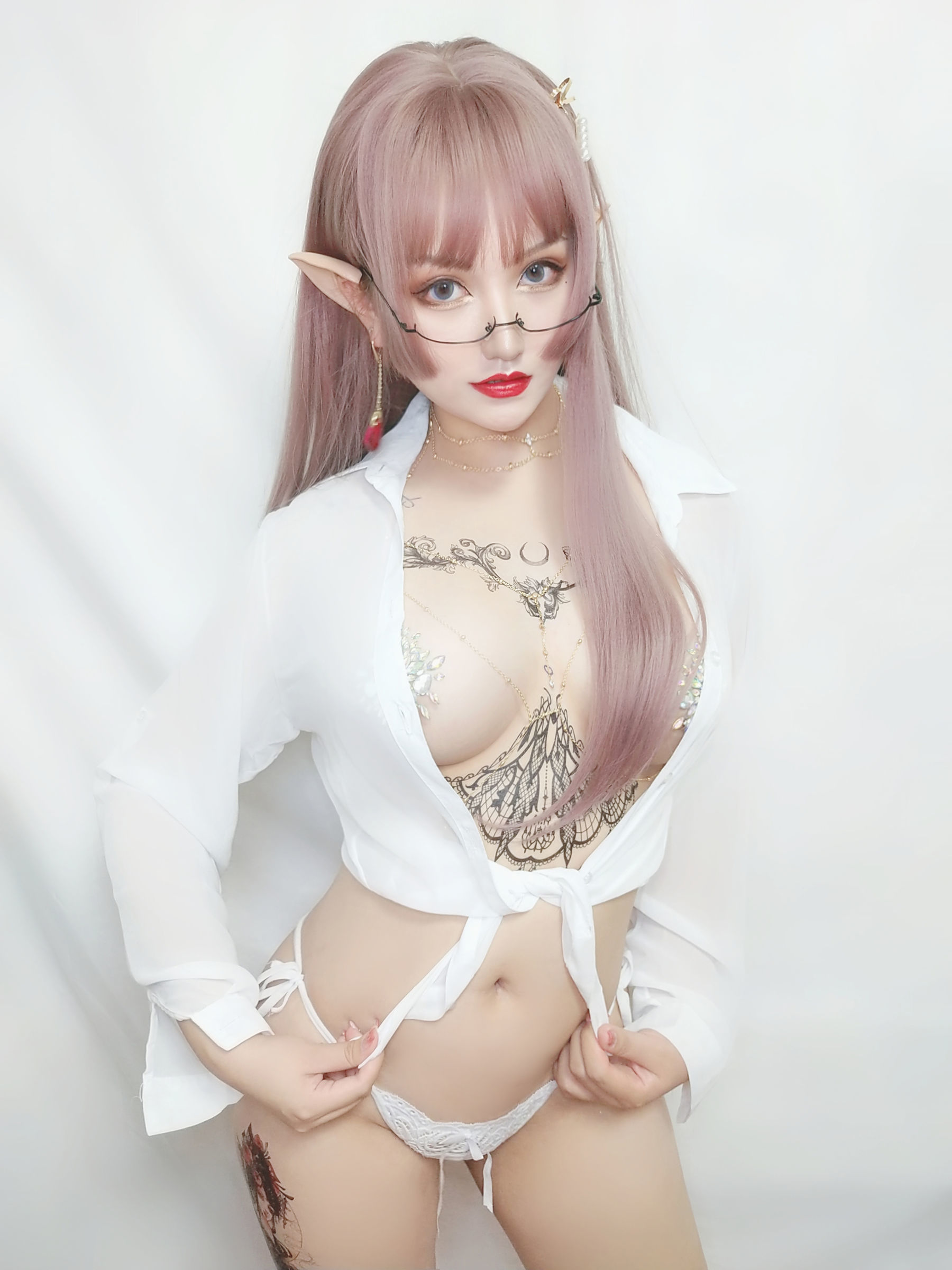 夏鸽鸽不想起床 纹身水钻 Cosplay-第8张