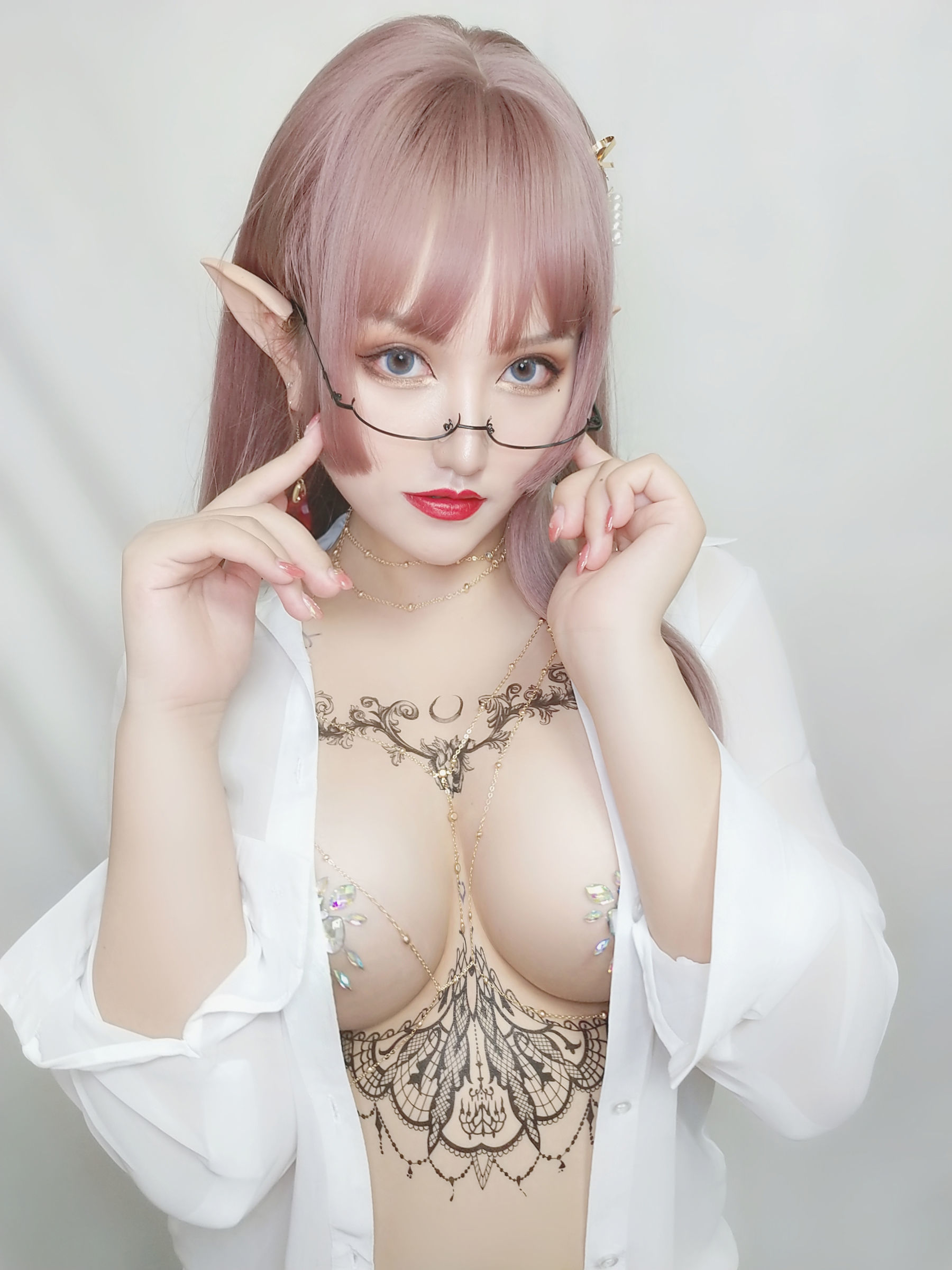 夏鸽鸽不想起床 纹身水钻 Cosplay-第34张