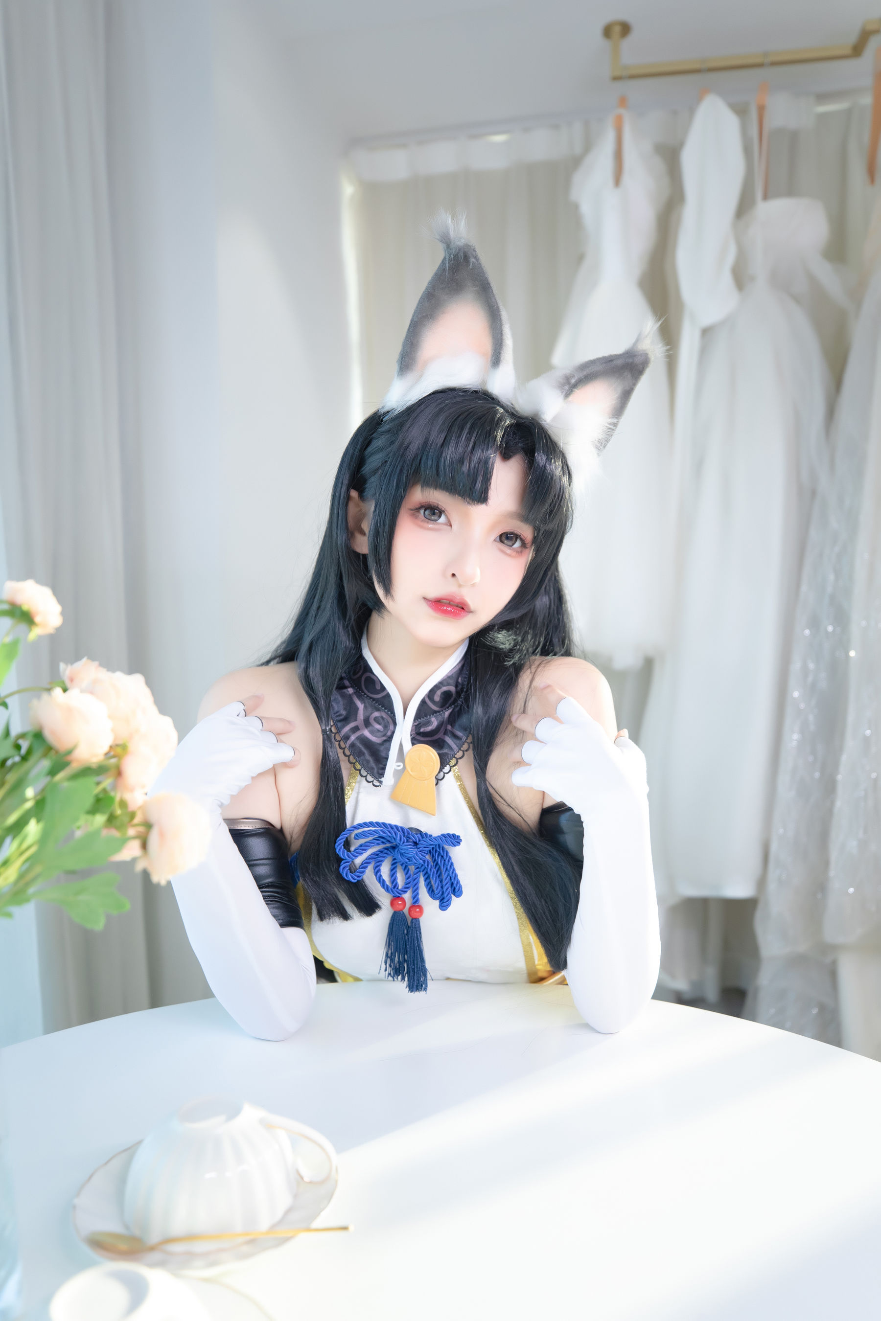 萝莉神楽板真冬 黑丝胡桃 Cosplay-第63张