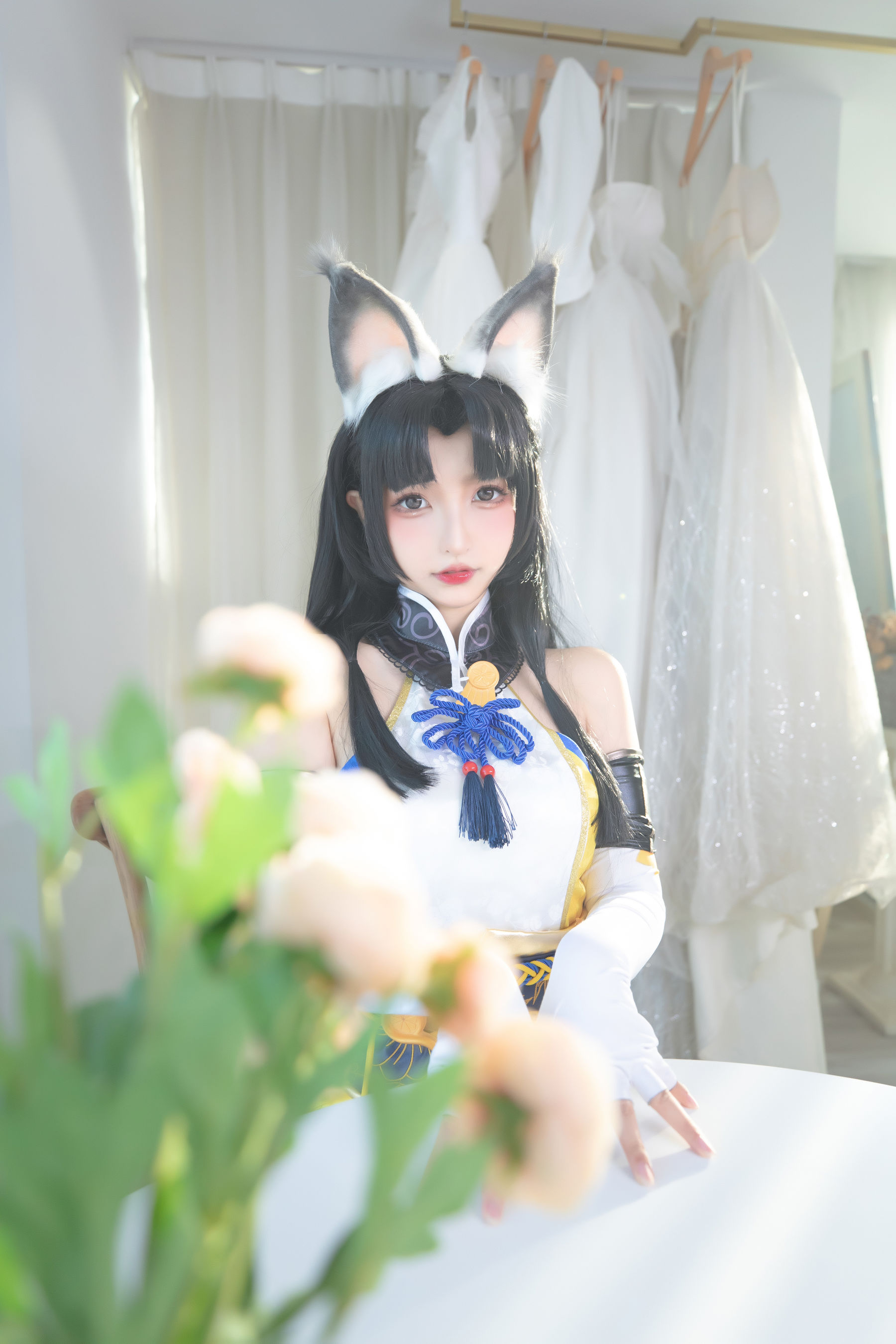 萝莉神楽板真冬 黑丝胡桃 Cosplay-第65张