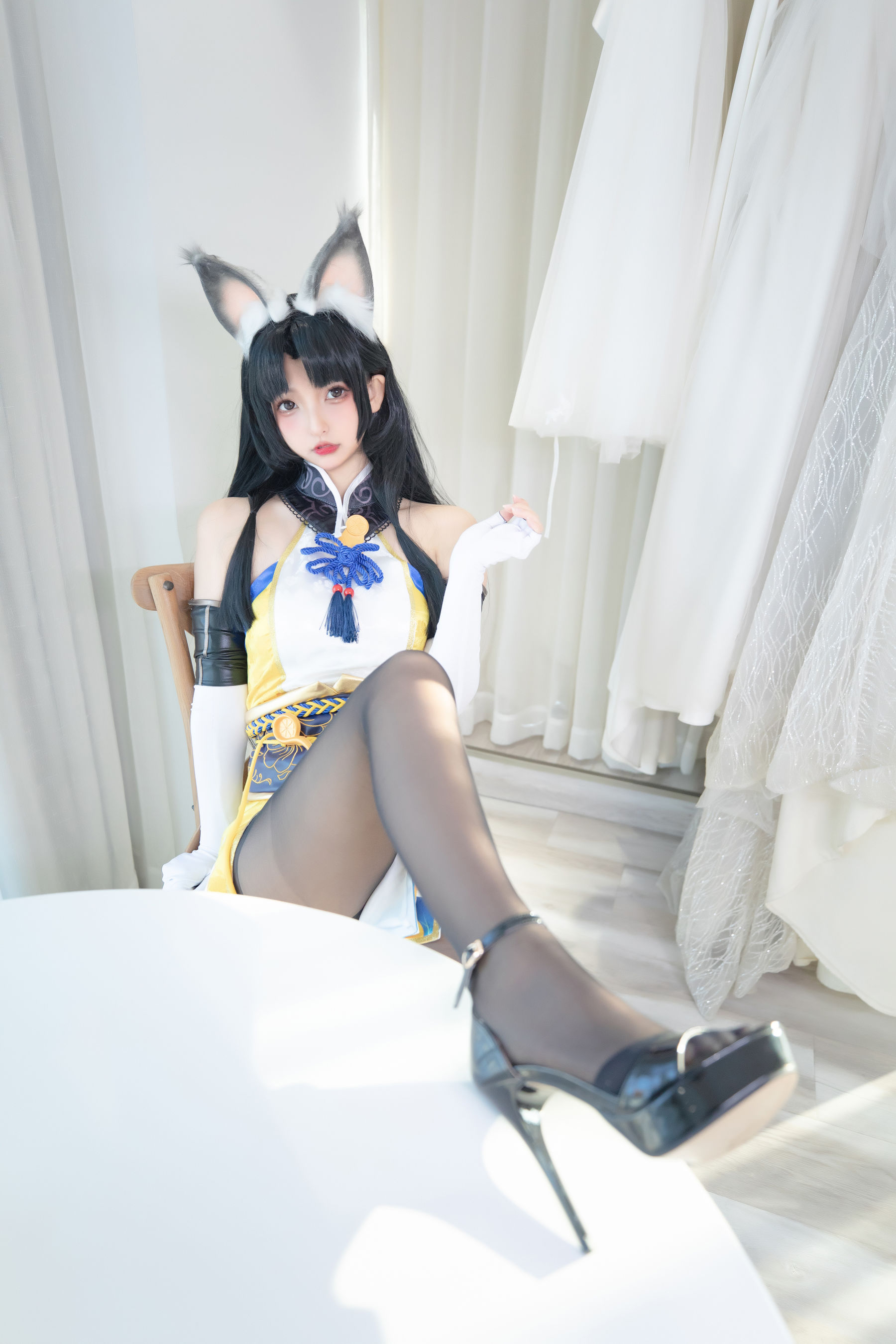 萝莉神楽板真冬 黑丝胡桃 Cosplay-第2张