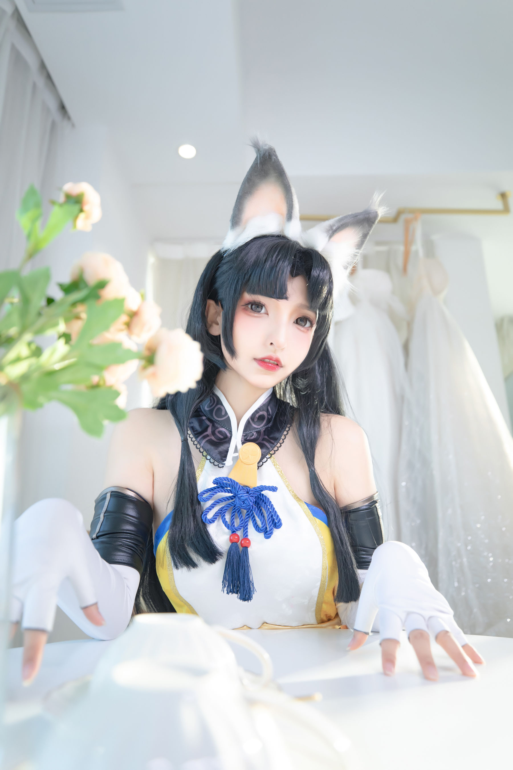 萝莉神楽板真冬 黑丝胡桃 Cosplay-第66张