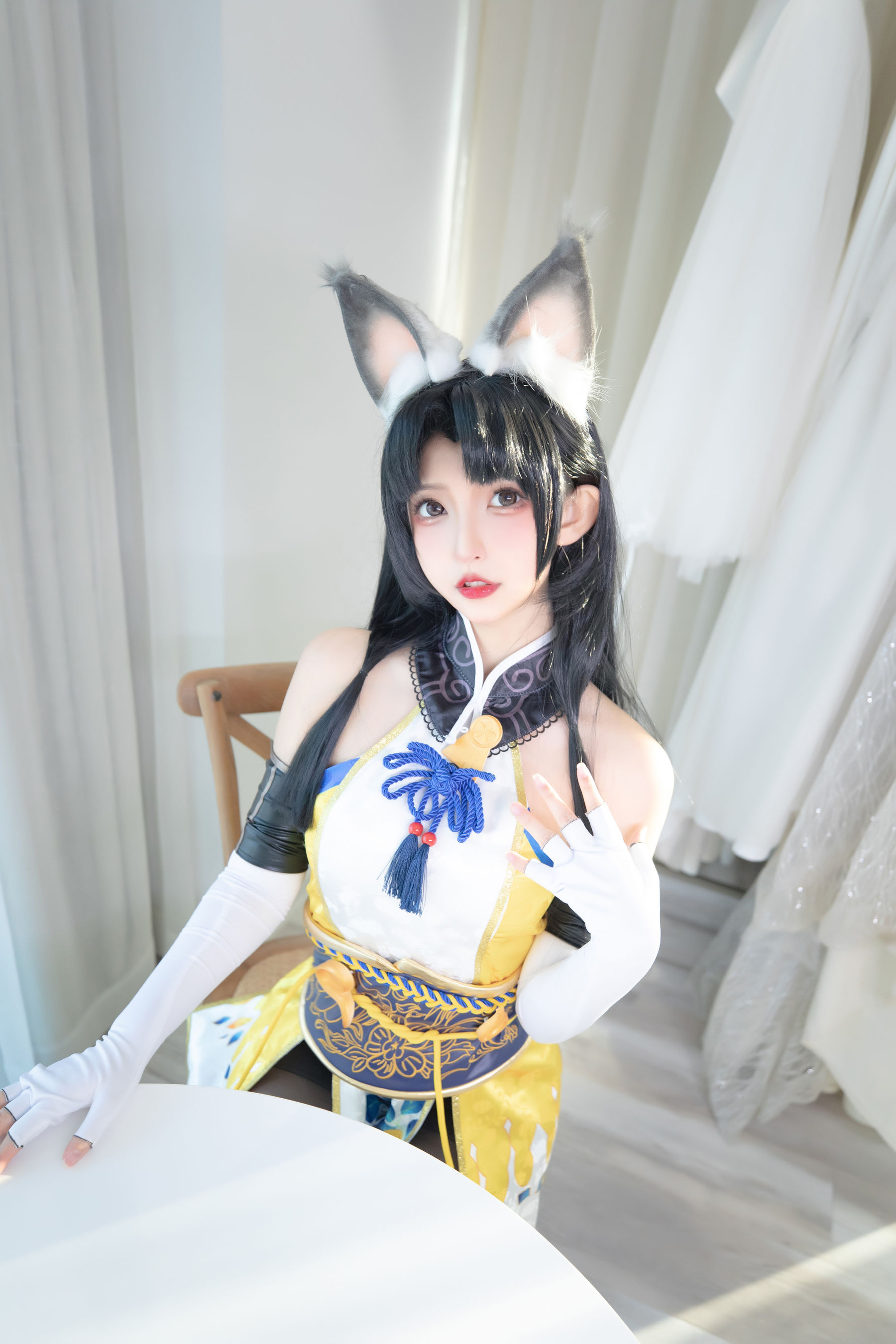 萝莉神楽板真冬 黑丝胡桃 Cosplay-第1张