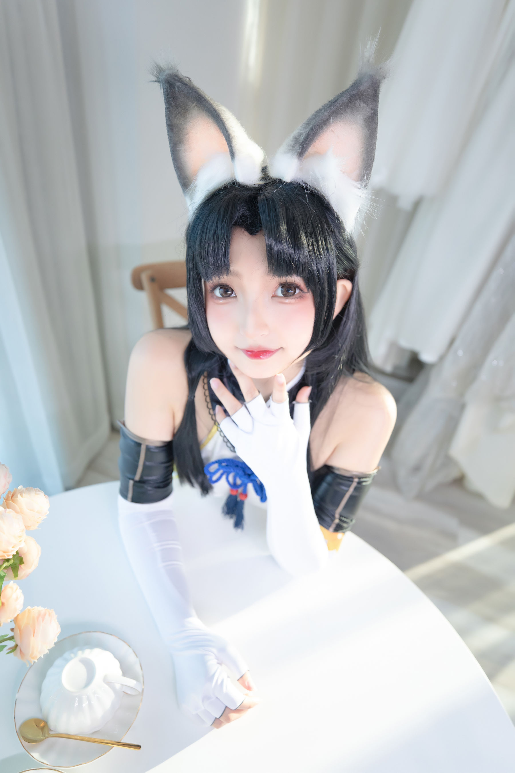 萝莉神楽板真冬 黑丝胡桃 Cosplay-第64张