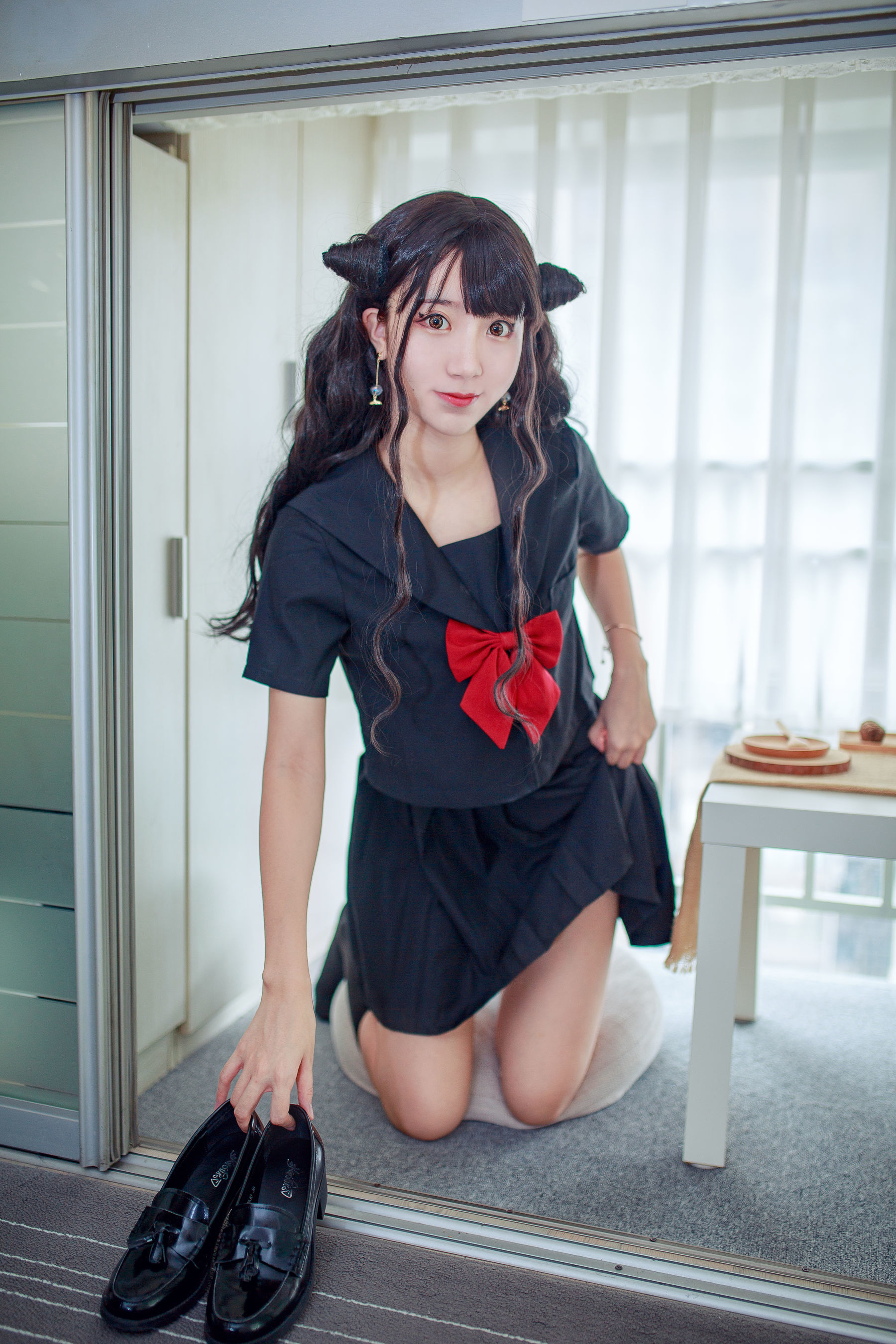 [萝莉COS] 黑川 – 小恶魔JK Cosplay-第1张