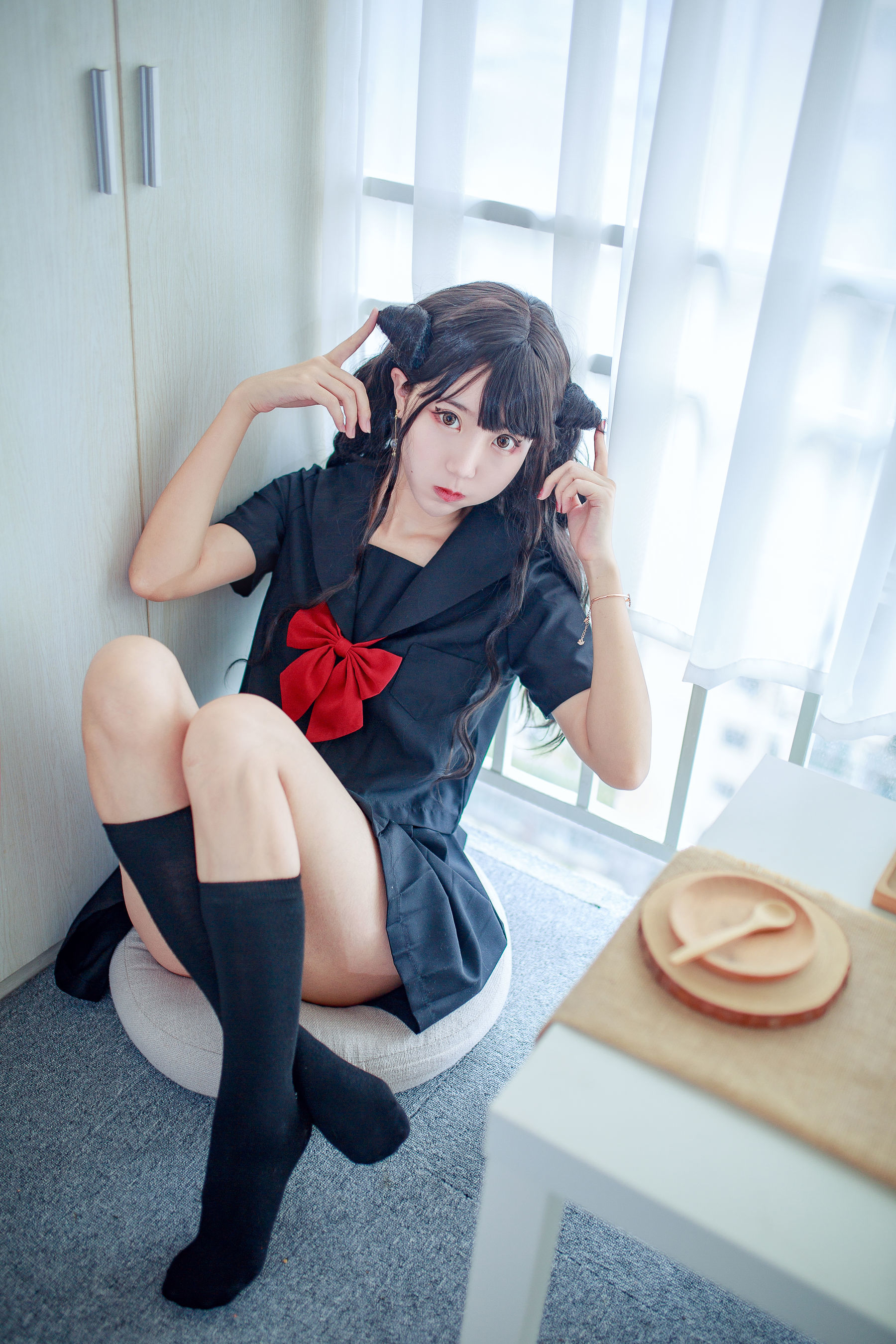 [萝莉COS] 黑川 – 小恶魔JK Cosplay-第30张