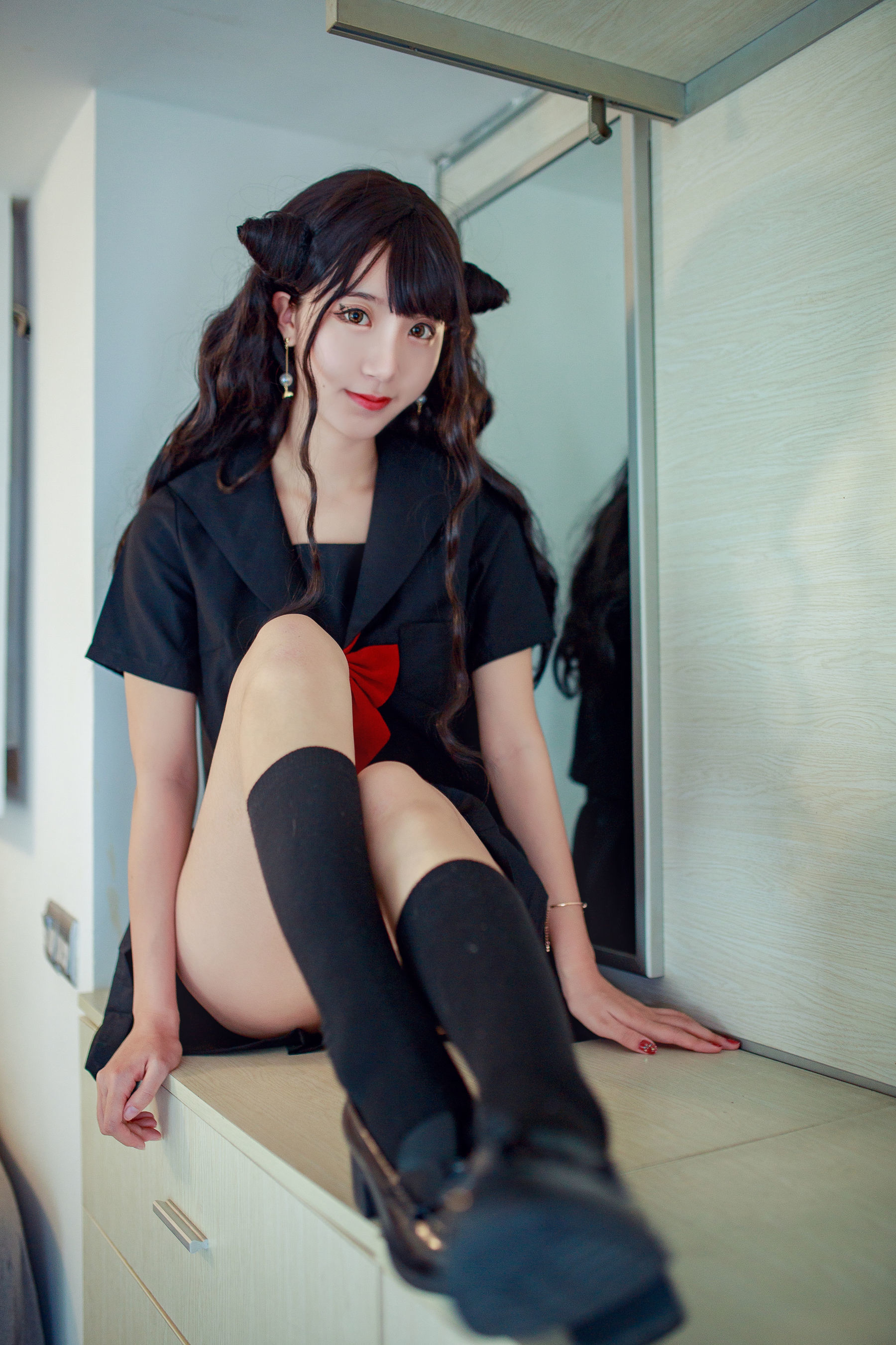 [萝莉COS] 黑川 – 小恶魔JK Cosplay-第8张