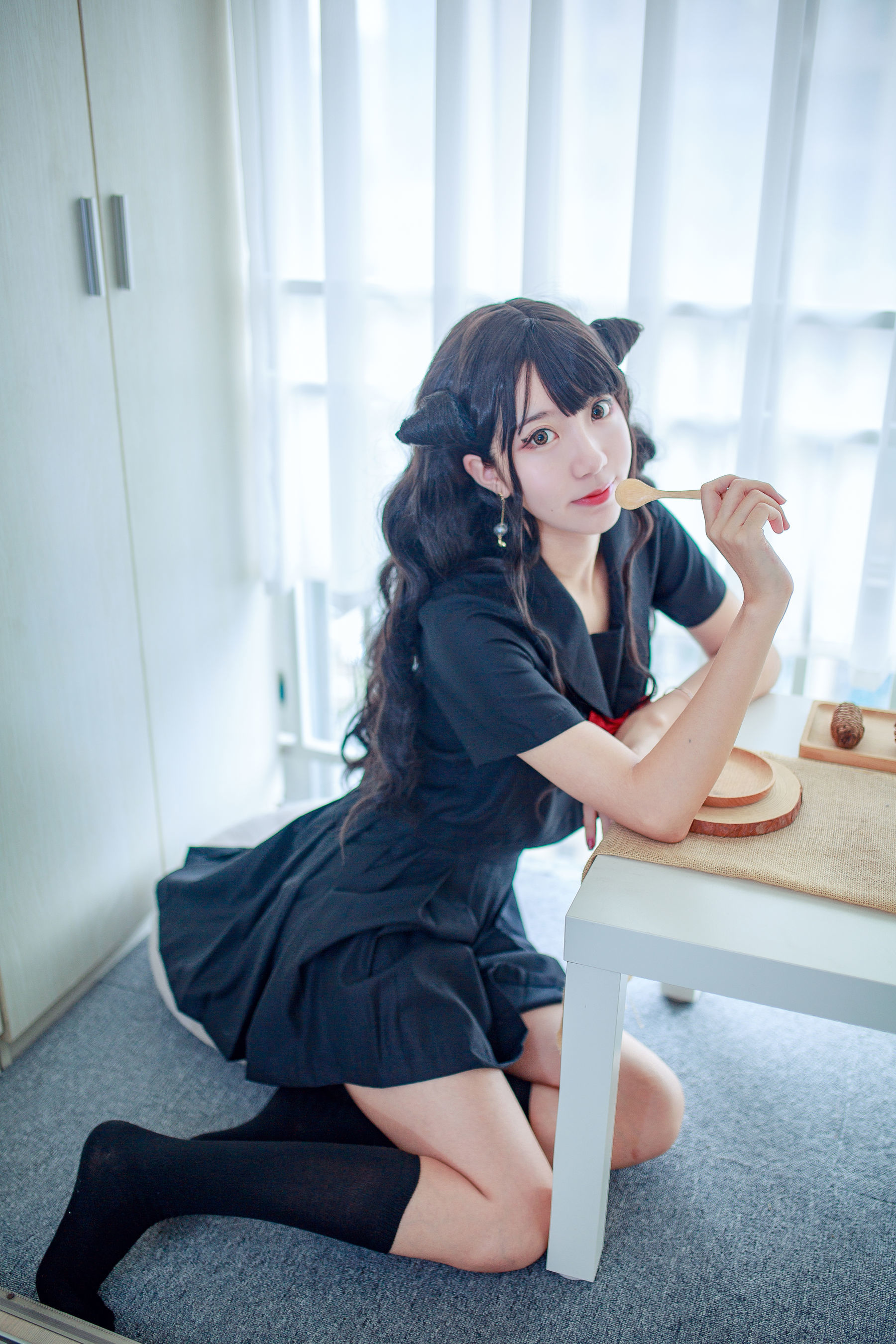 [萝莉COS] 黑川 – 小恶魔JK Cosplay-第31张