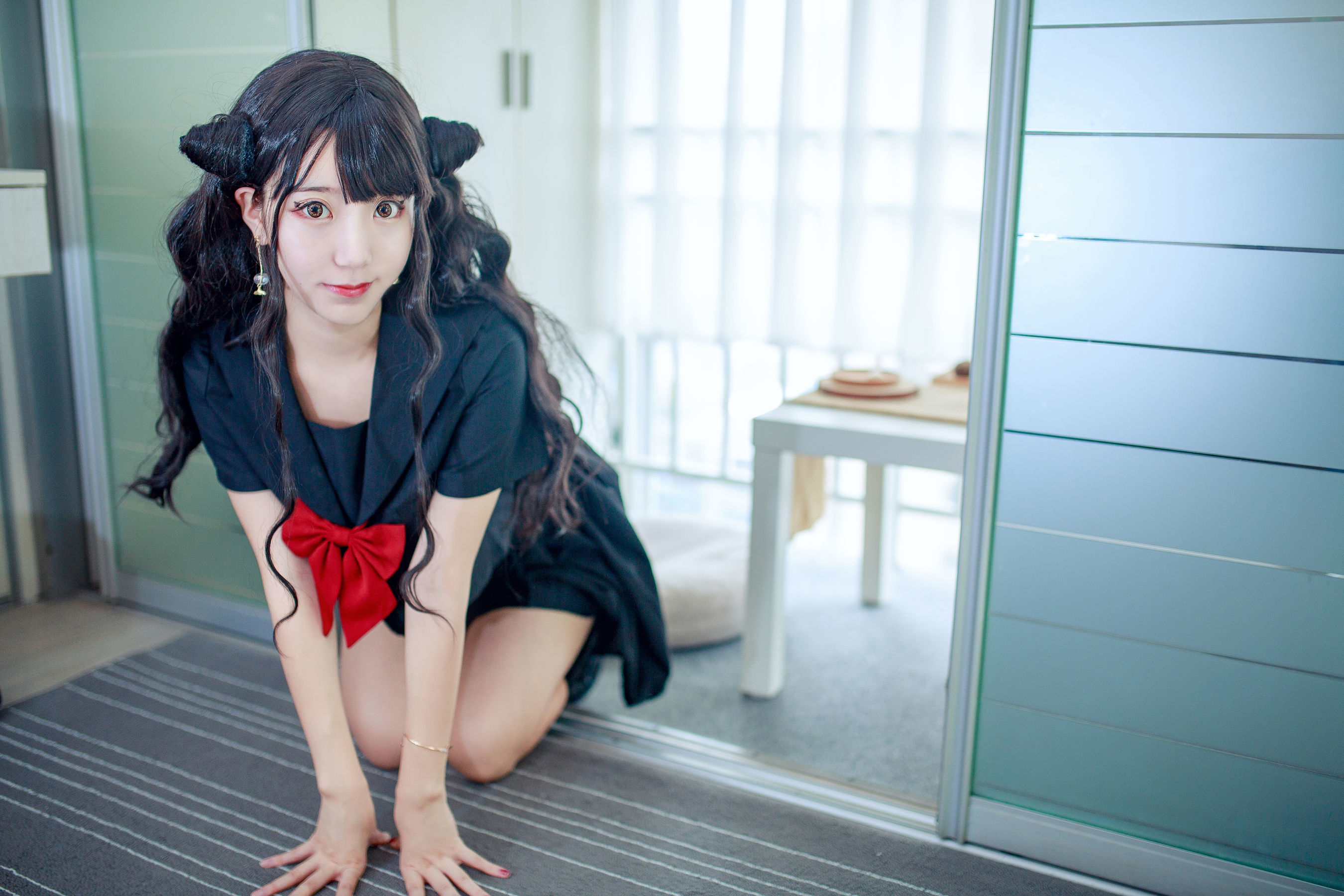 [萝莉COS] 黑川 – 小恶魔JK Cosplay-第6张