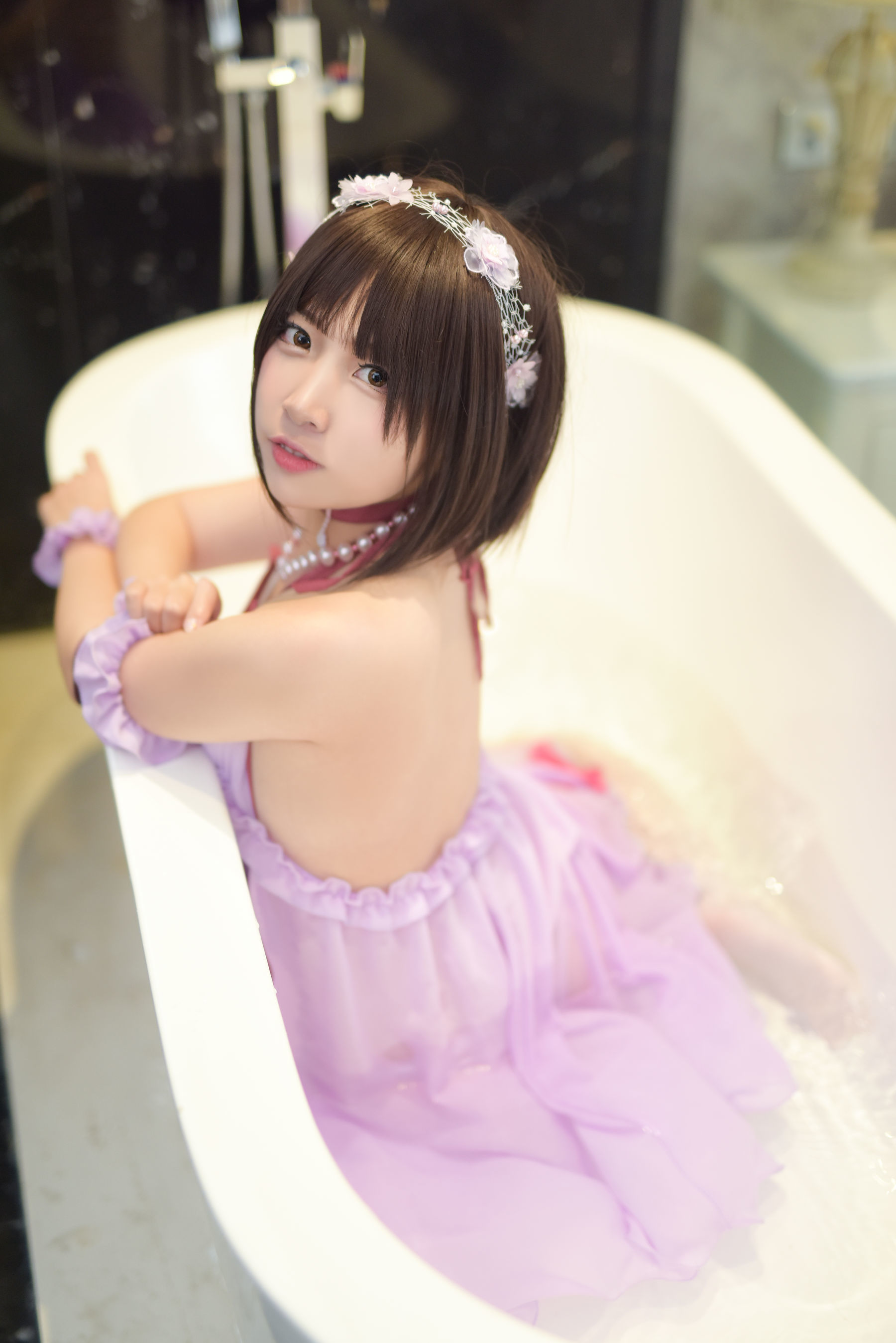人气Coser二佐Nisa 加藤惠合集 Cosplay-第5张
