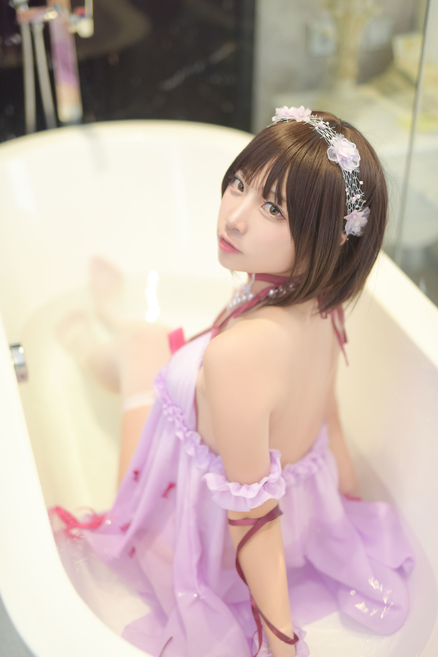 人气Coser二佐Nisa 加藤惠合集 Cosplay-第4张