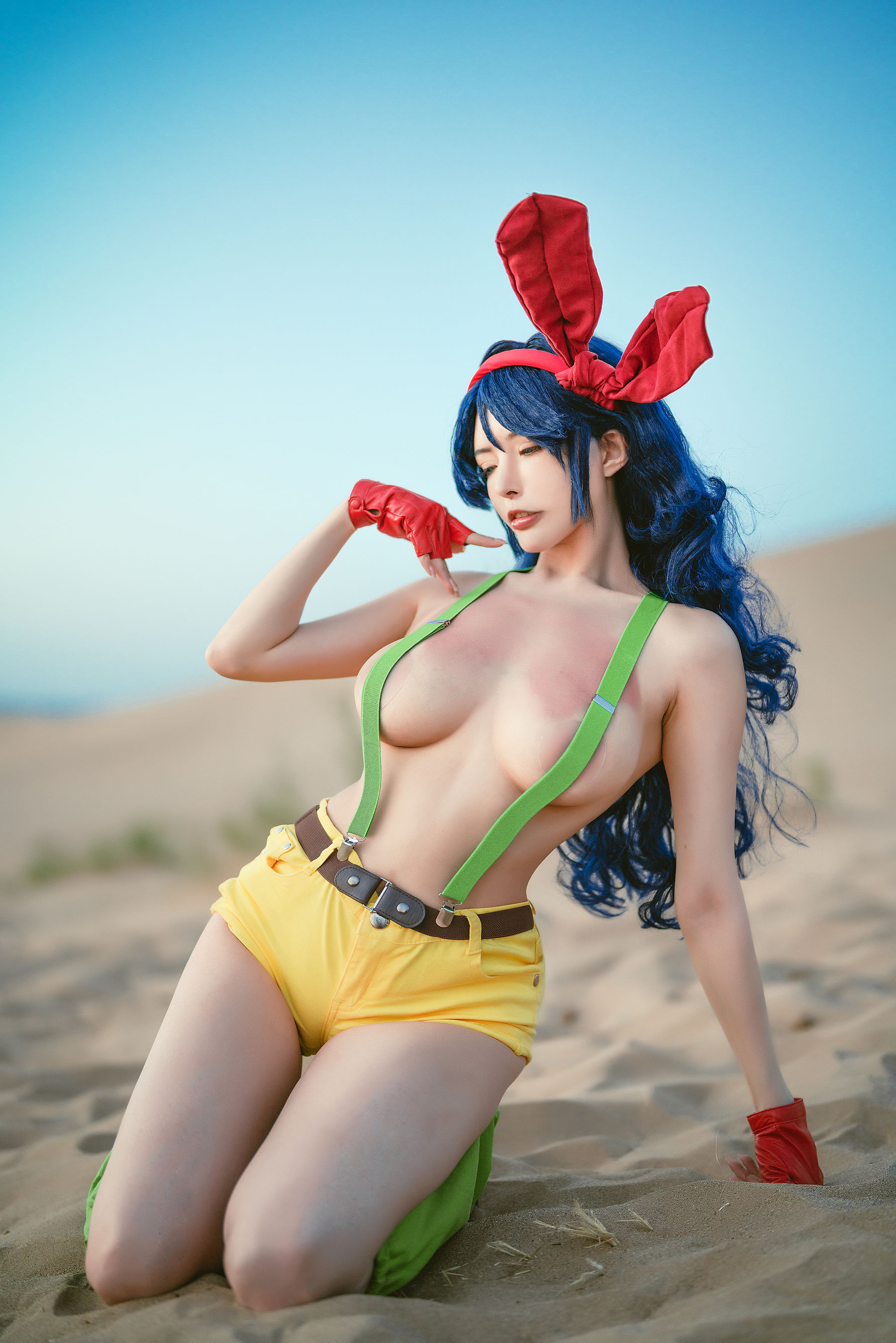 秋和柯基(夏小秋秋秋) – 兰琪（七龙珠） Cosplay-第32张
