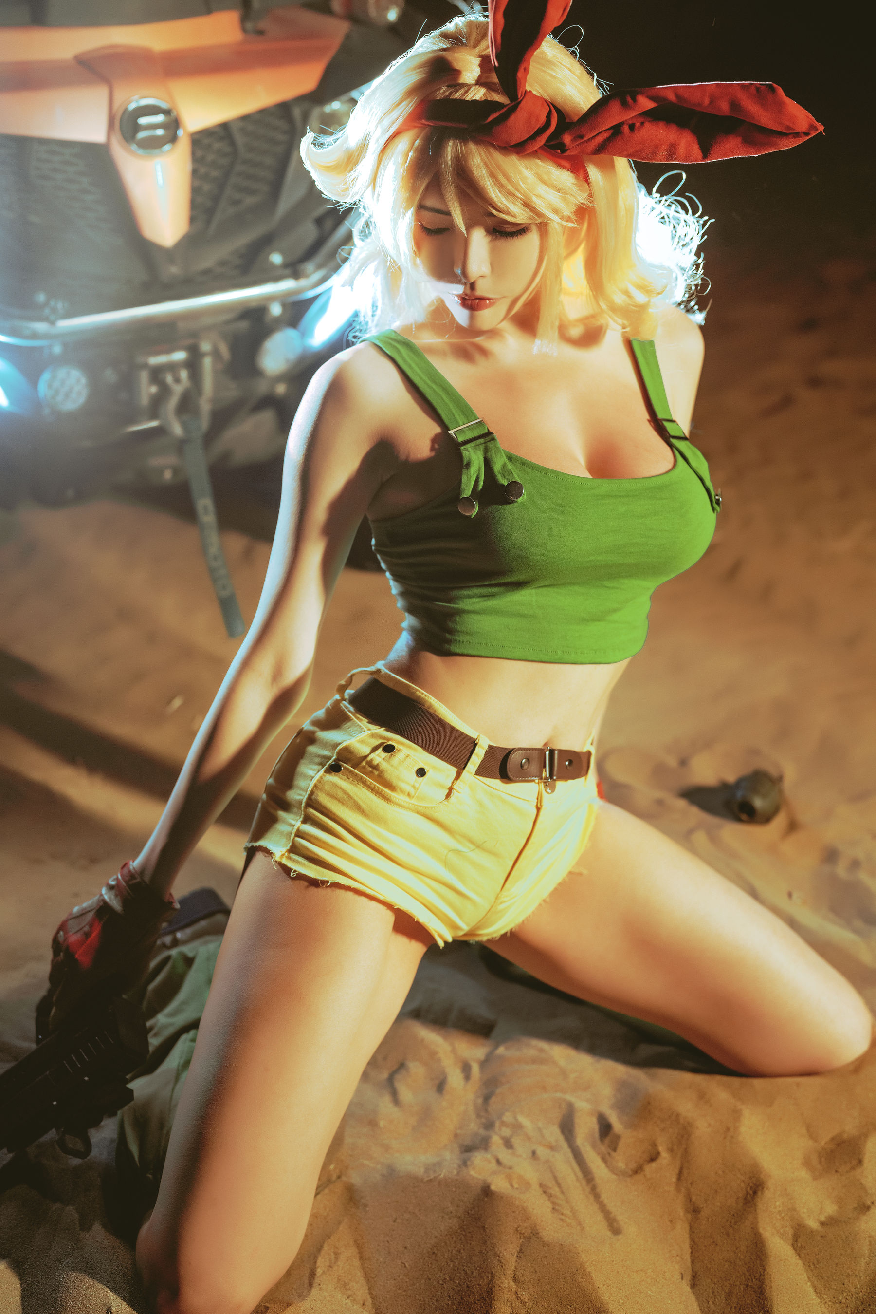 秋和柯基(夏小秋秋秋) – 兰琪（七龙珠） Cosplay-第40张
