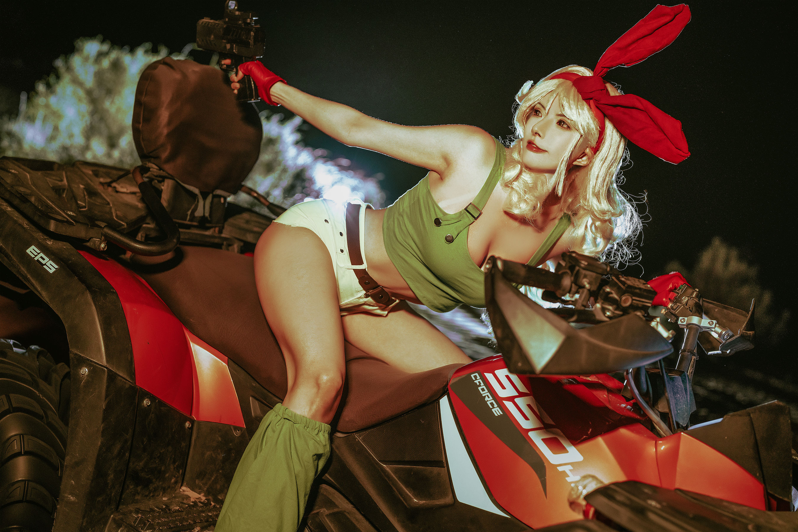 秋和柯基(夏小秋秋秋) – 兰琪（七龙珠） Cosplay-第17张