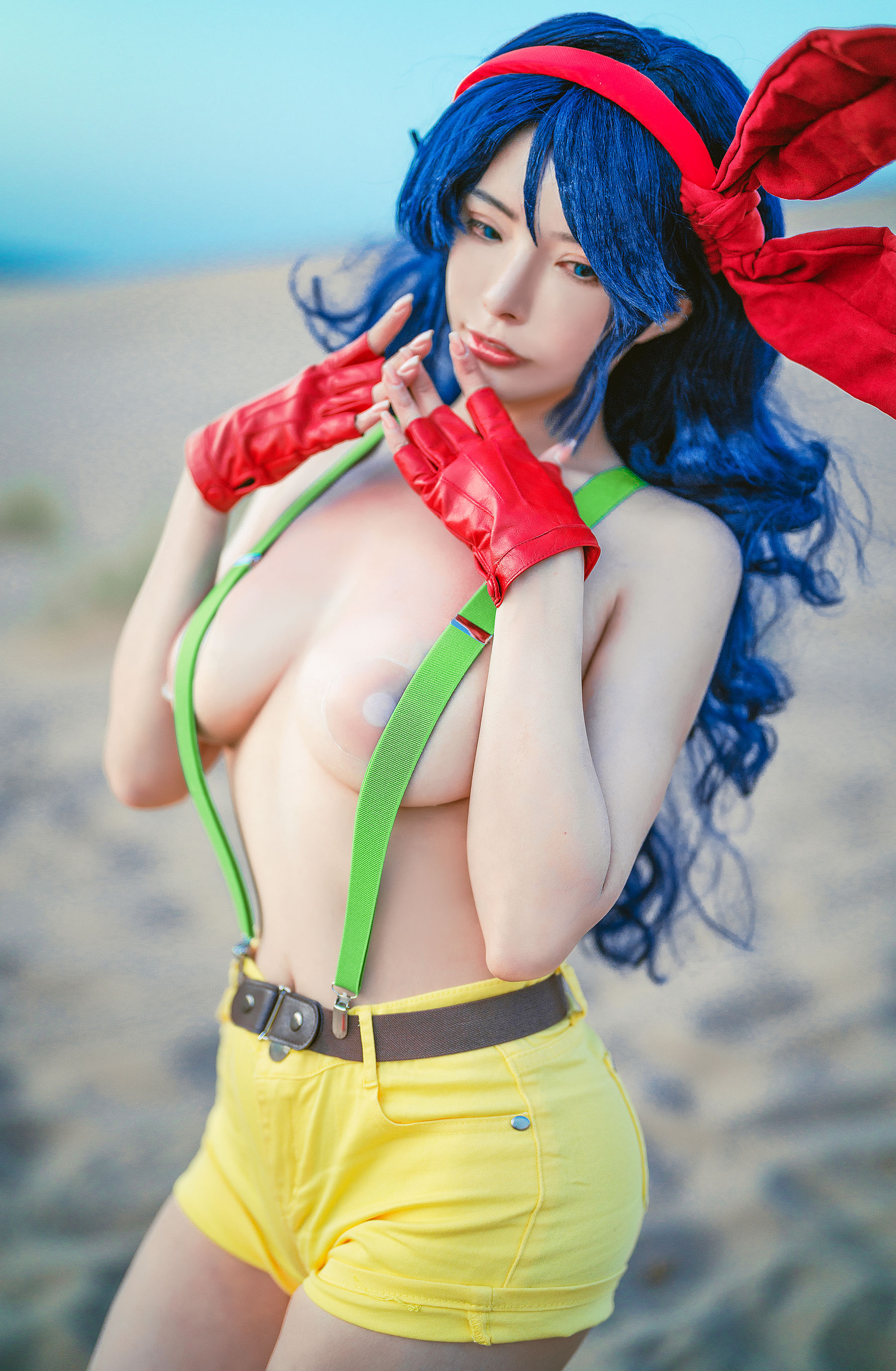 秋和柯基(夏小秋秋秋) – 兰琪（七龙珠） Cosplay-第27张